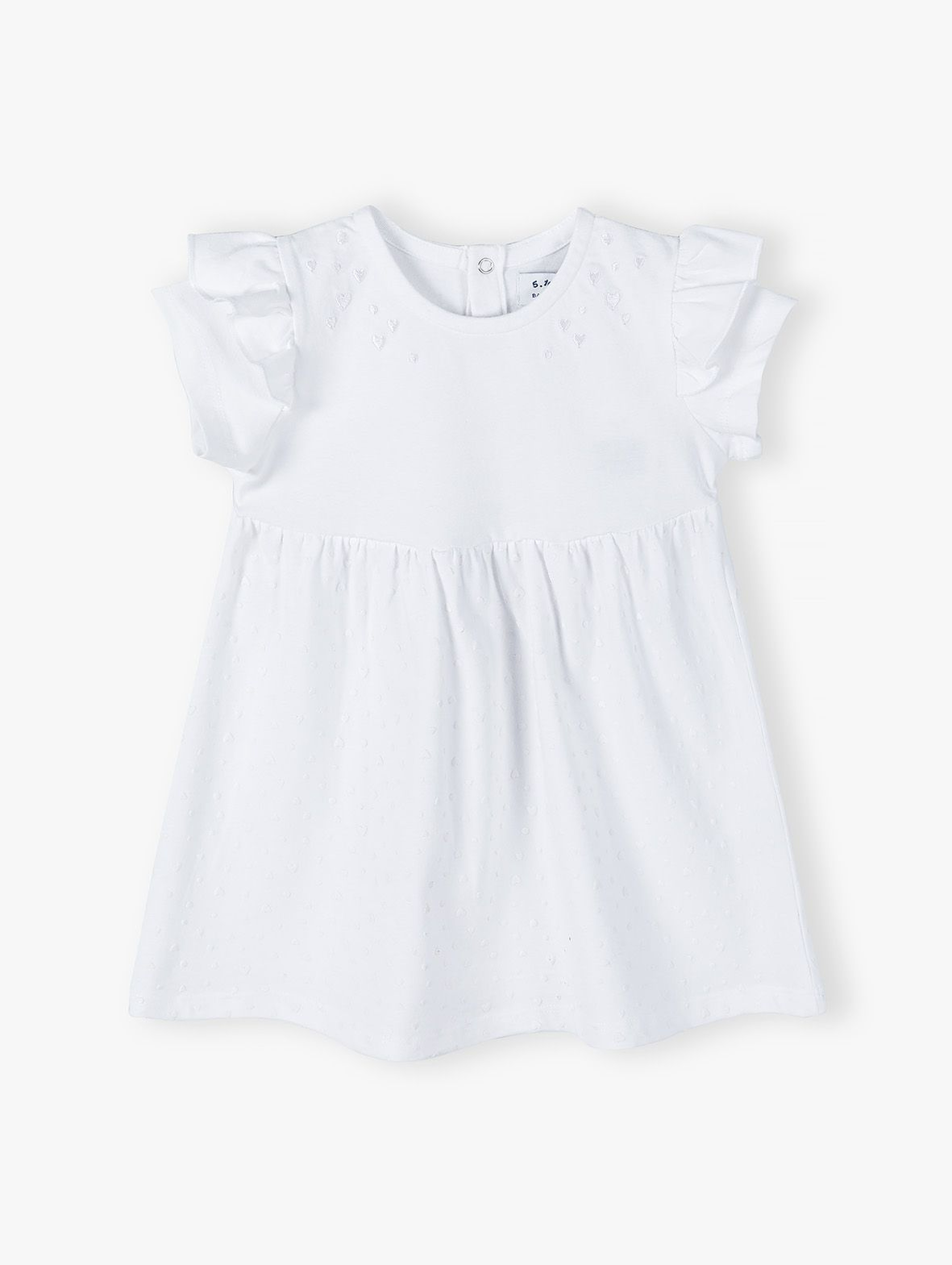 Biała sukienka dla niemowlaka