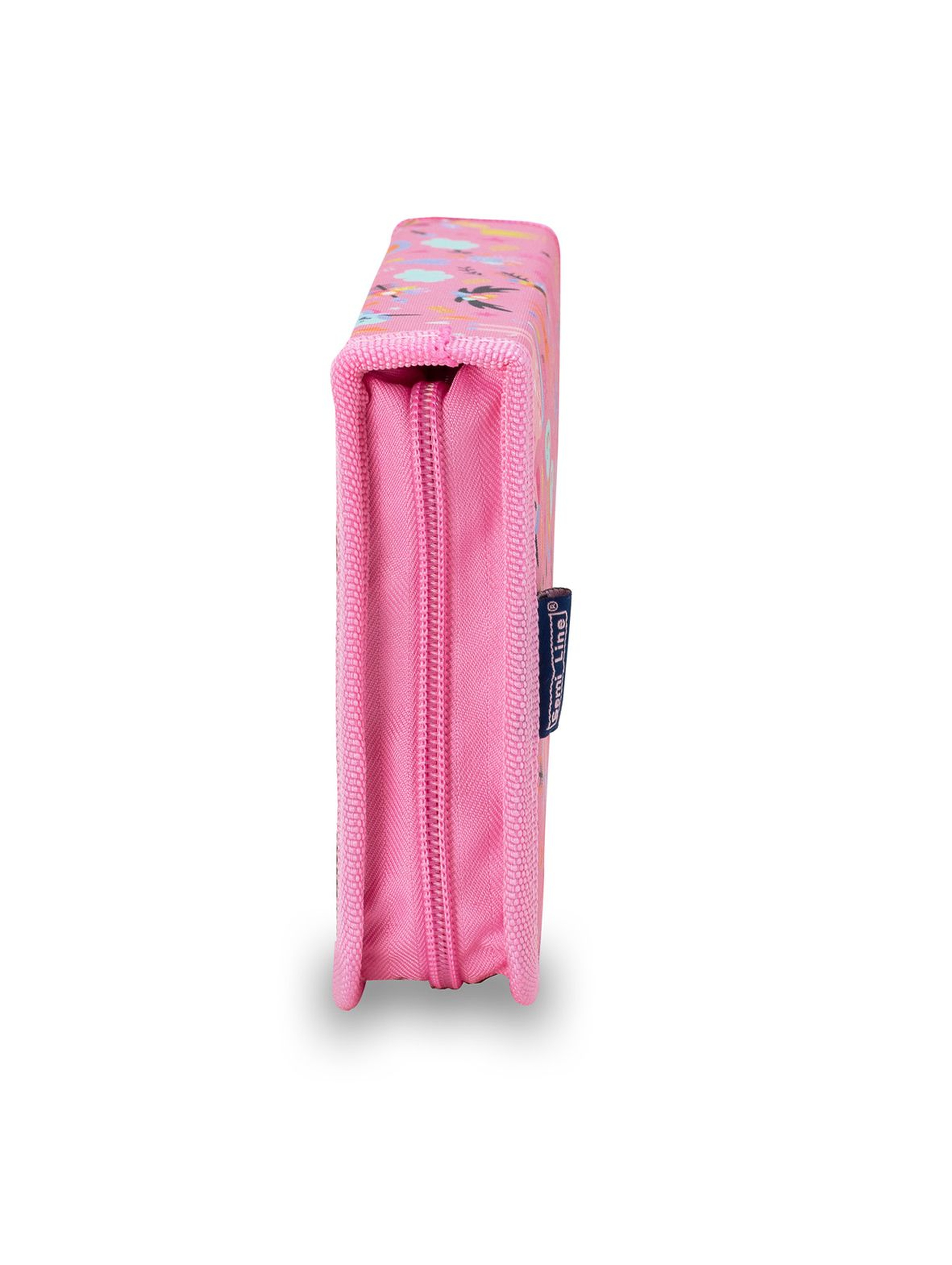 Piórnik różowy z wyposażeniem Jednorożce