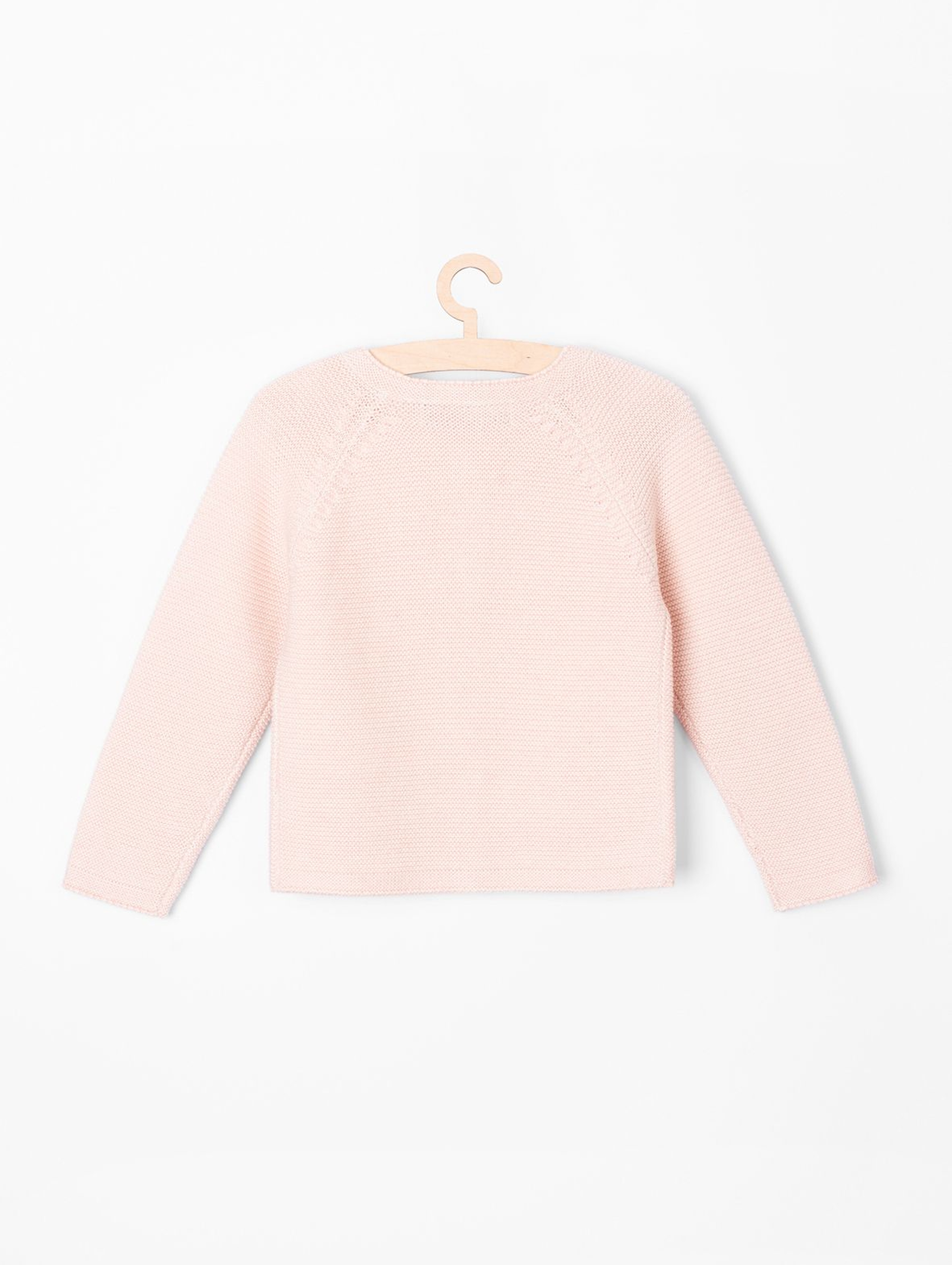 Sweter dziewczęcy - różowy