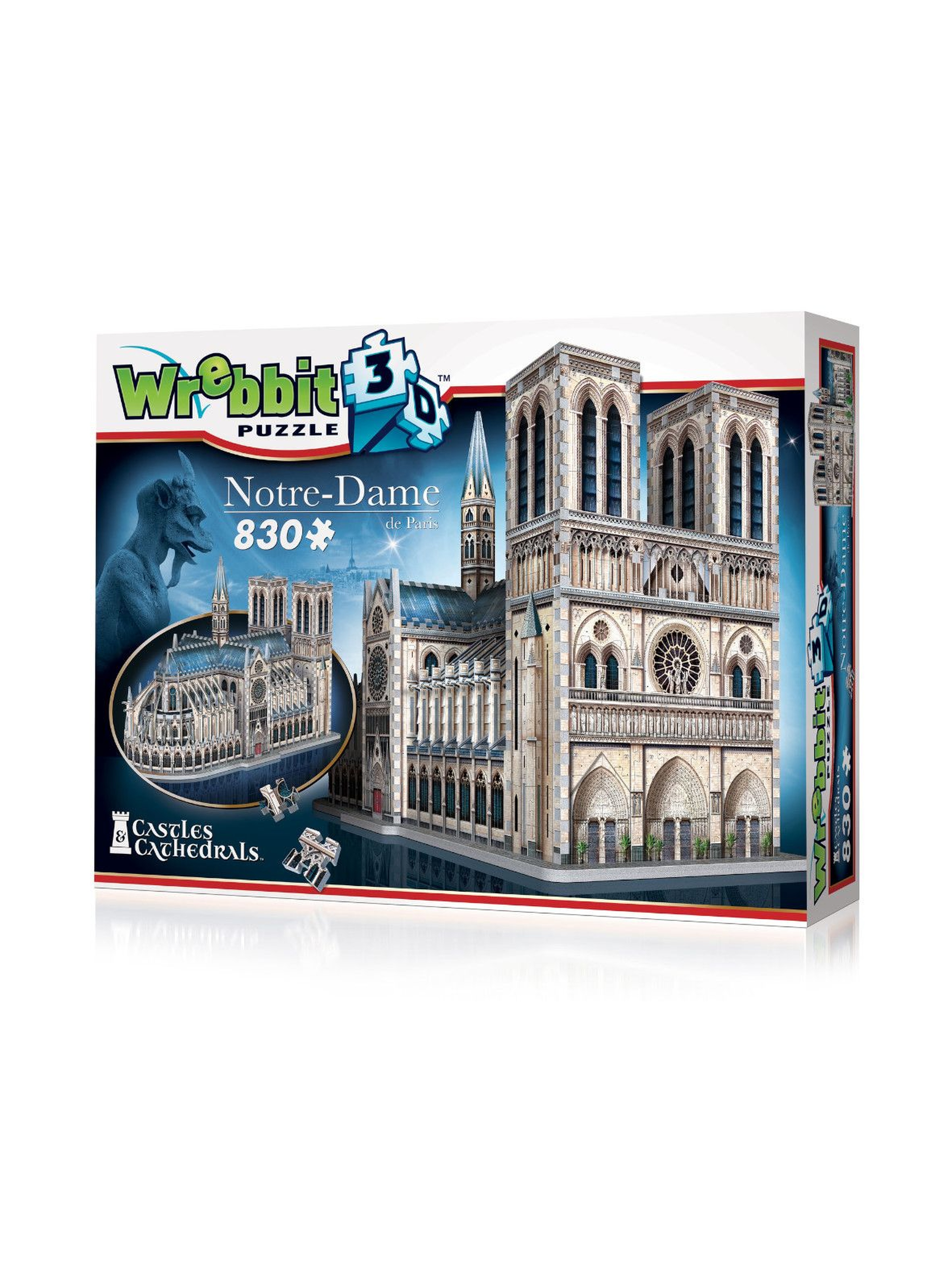 Wrebbit 3D puzzle Notre Dame de Paris 830 elementów wiek 12+