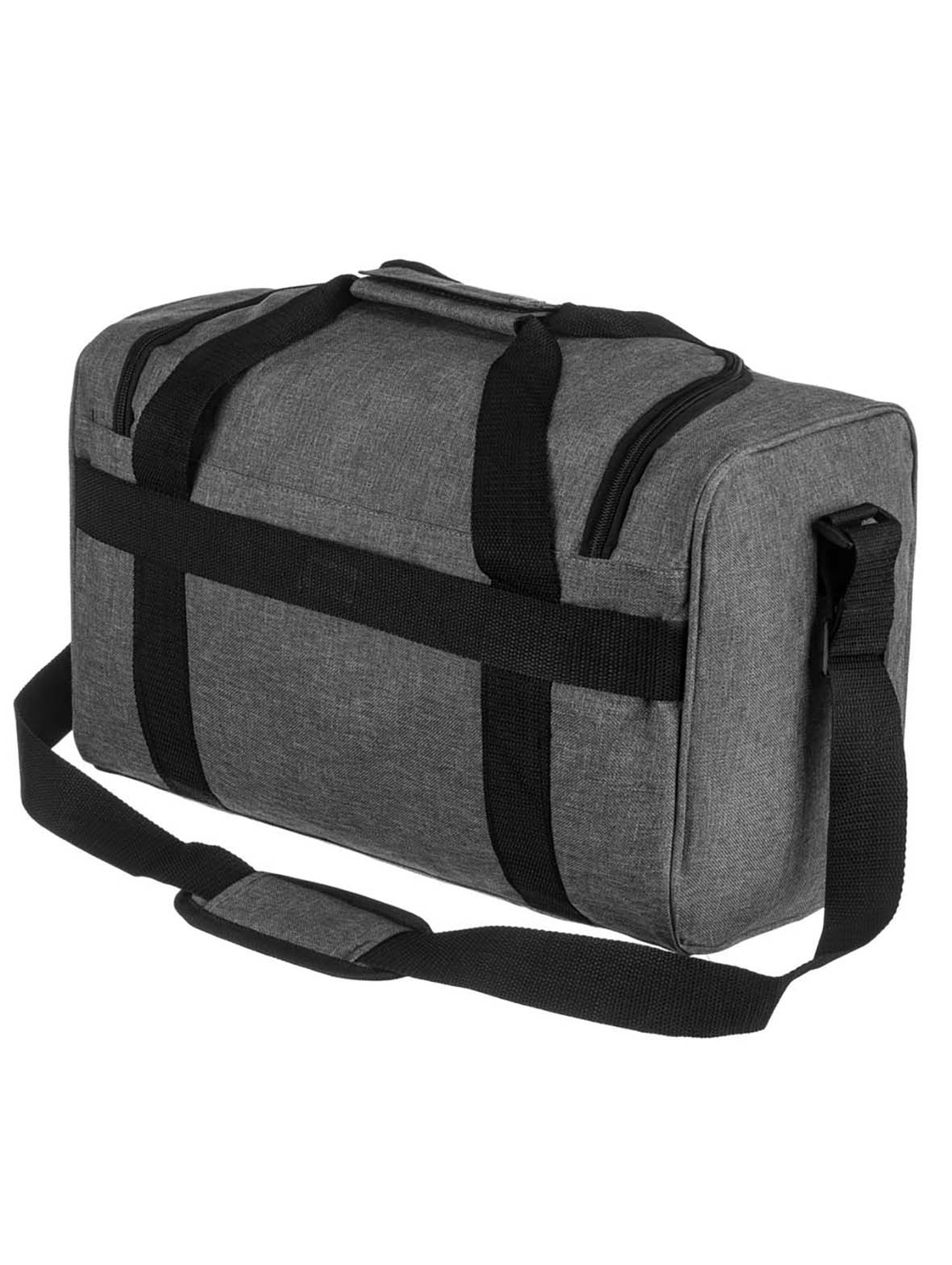Szara torba podróżna idealna na bagaż podręczny - Peterson