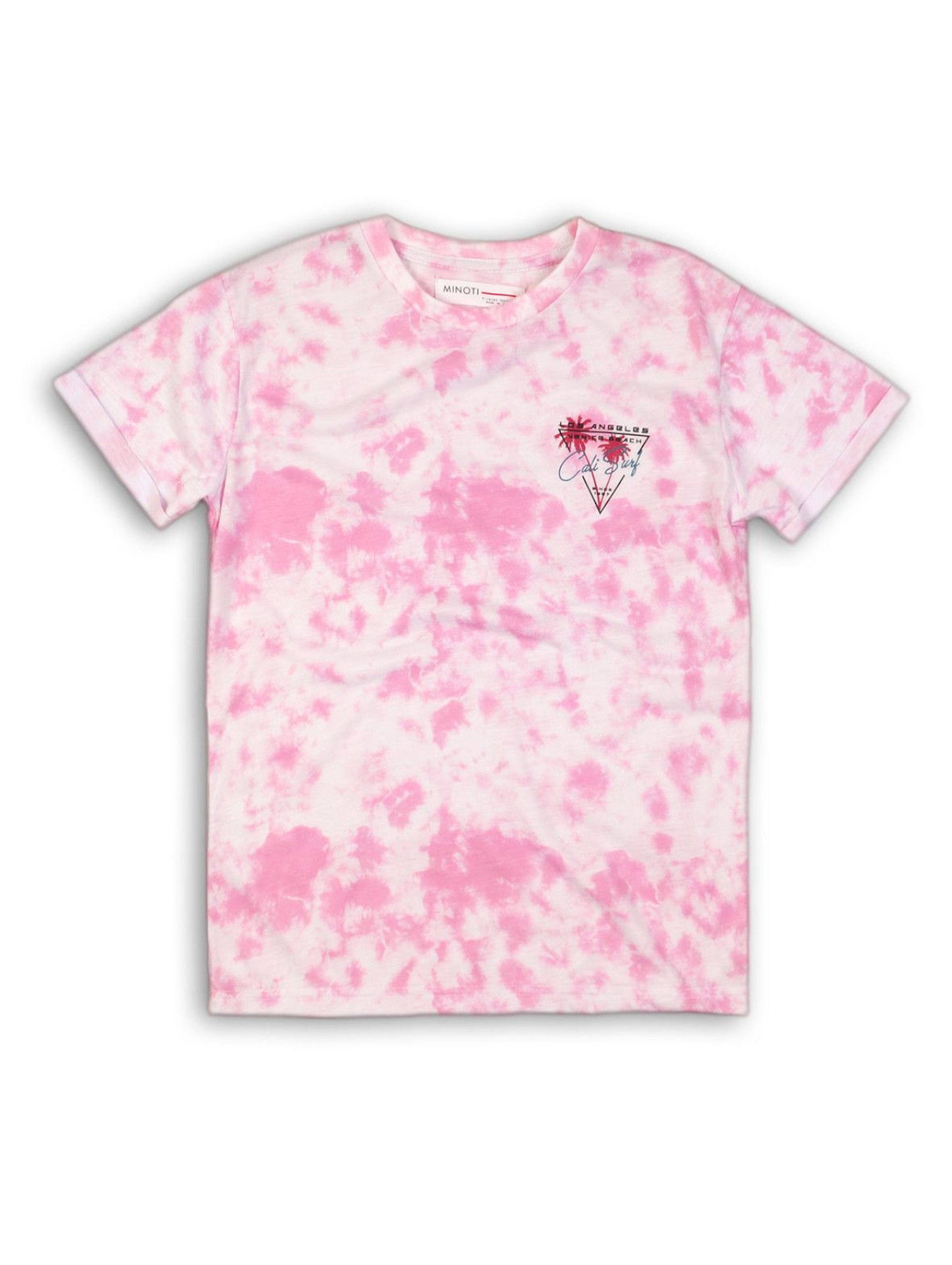 Koszulka chłopięca bawełniana różowa