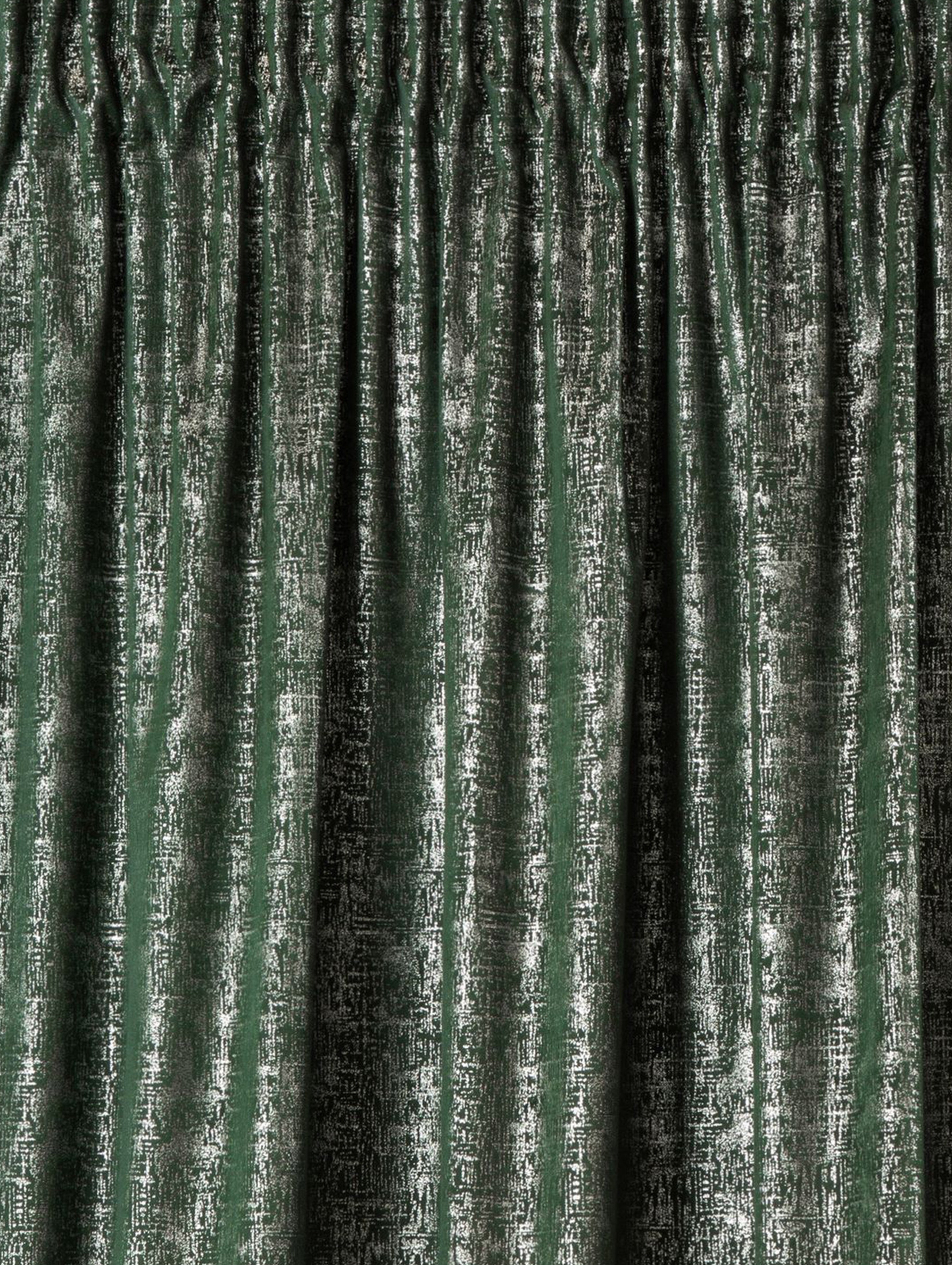 Zasłona gotowa Cypr na taśmie 140x270 cm - zielona