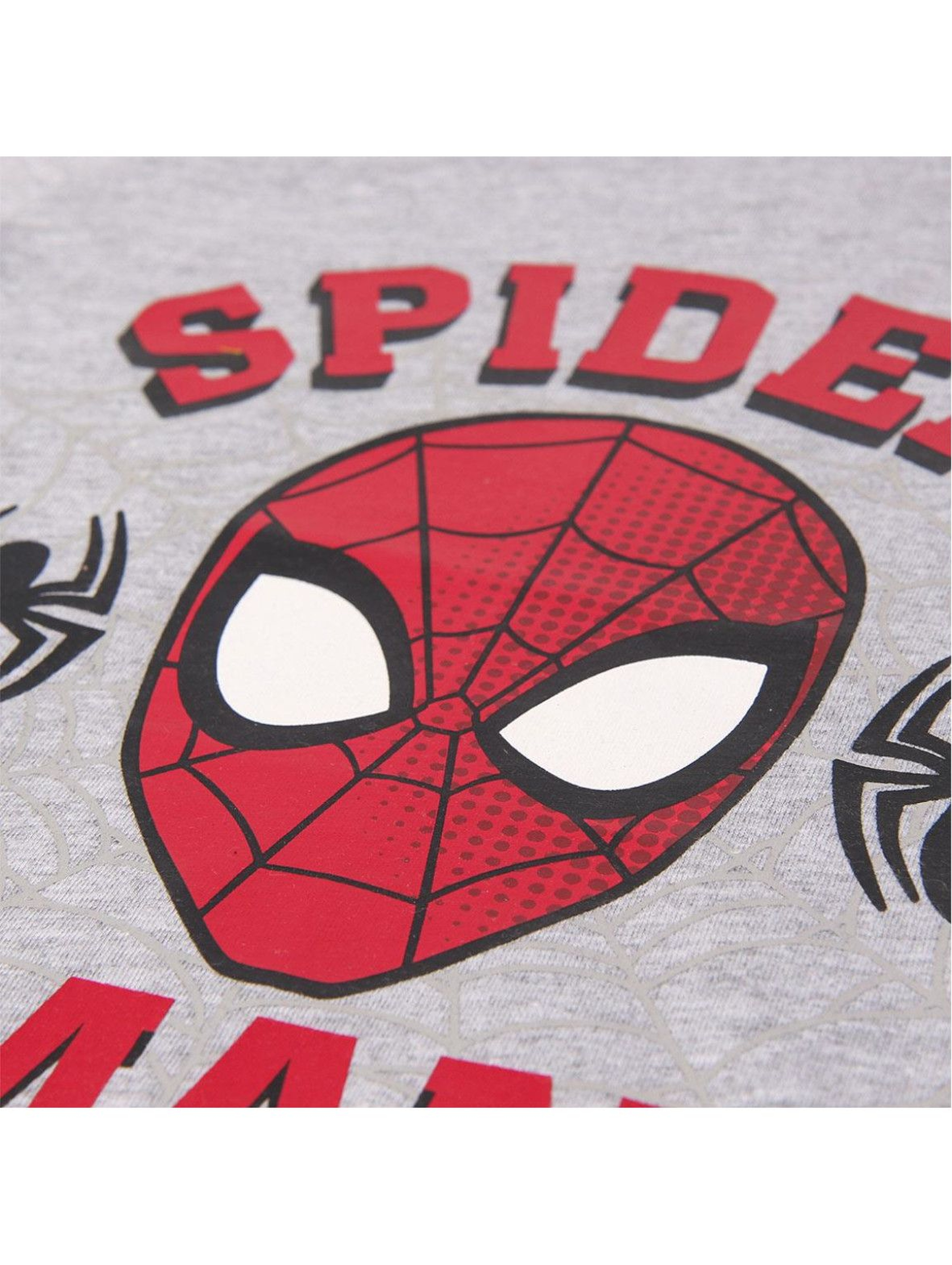 T-shirt  chłopięcy z długim rękawem  Spiderman - szary