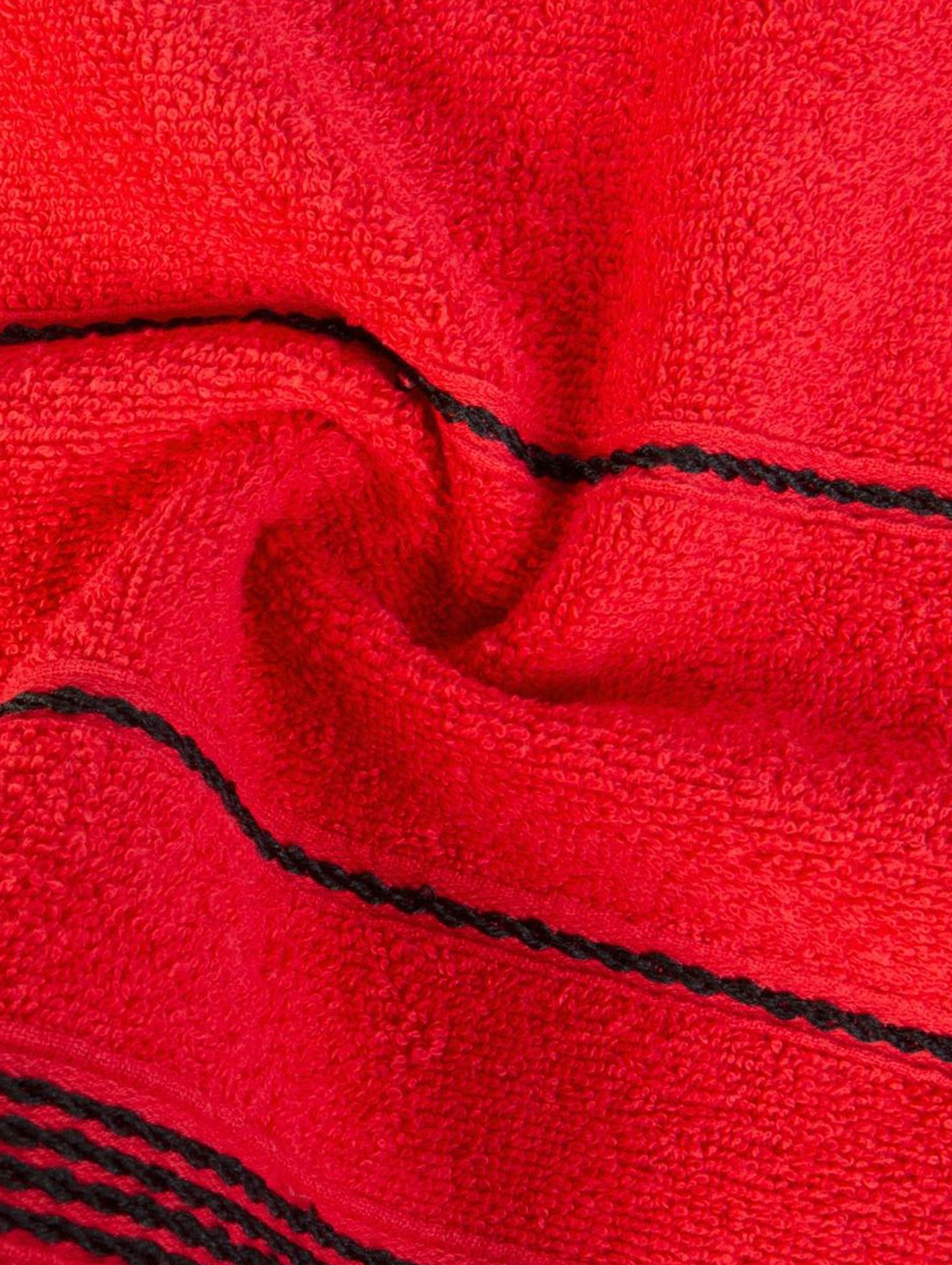 Ręcznik Mira 50x90 cm - czerwony