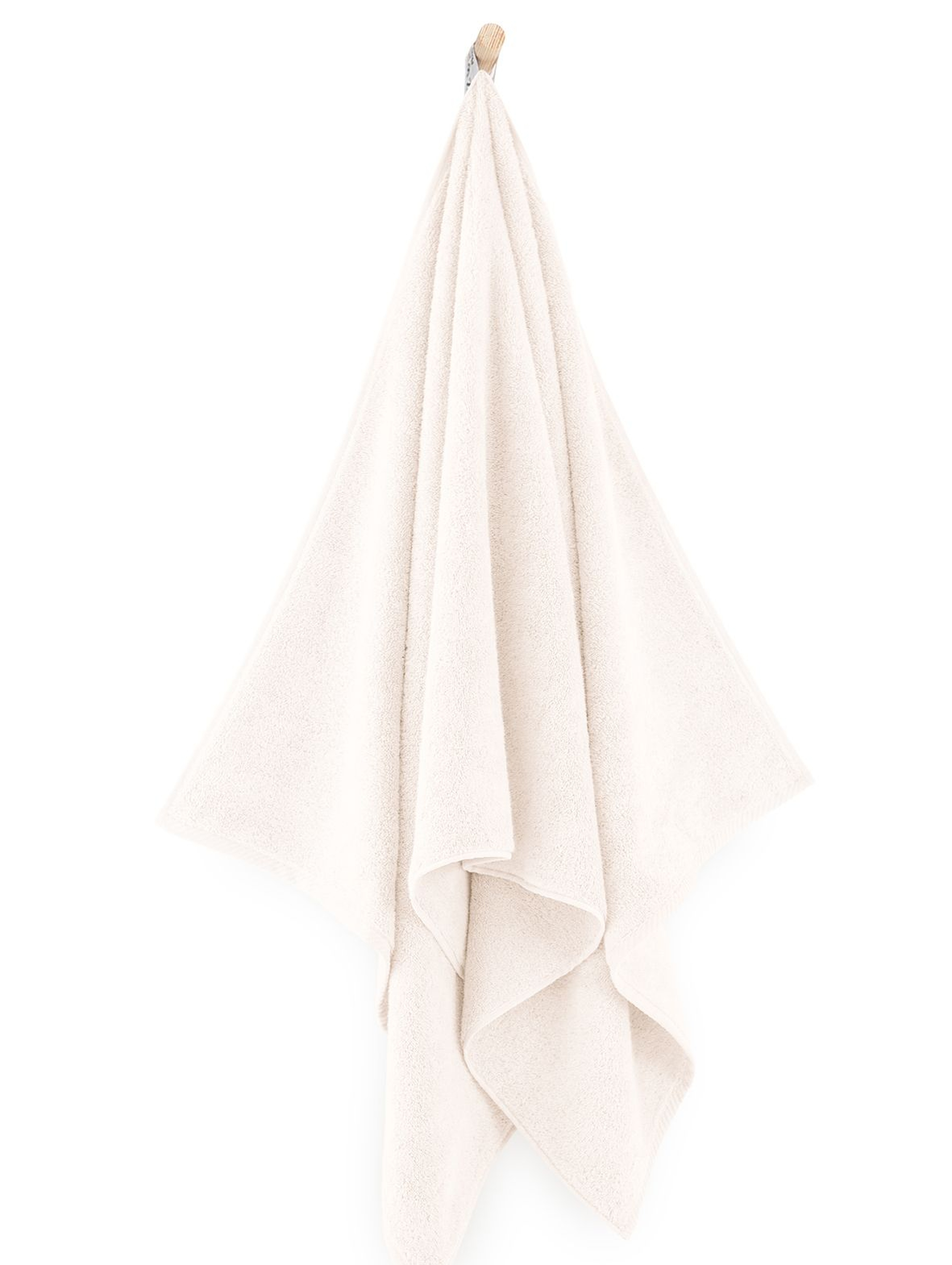 Ręcznik z bawełny egipskiej Kiwi ecru 50x100cm