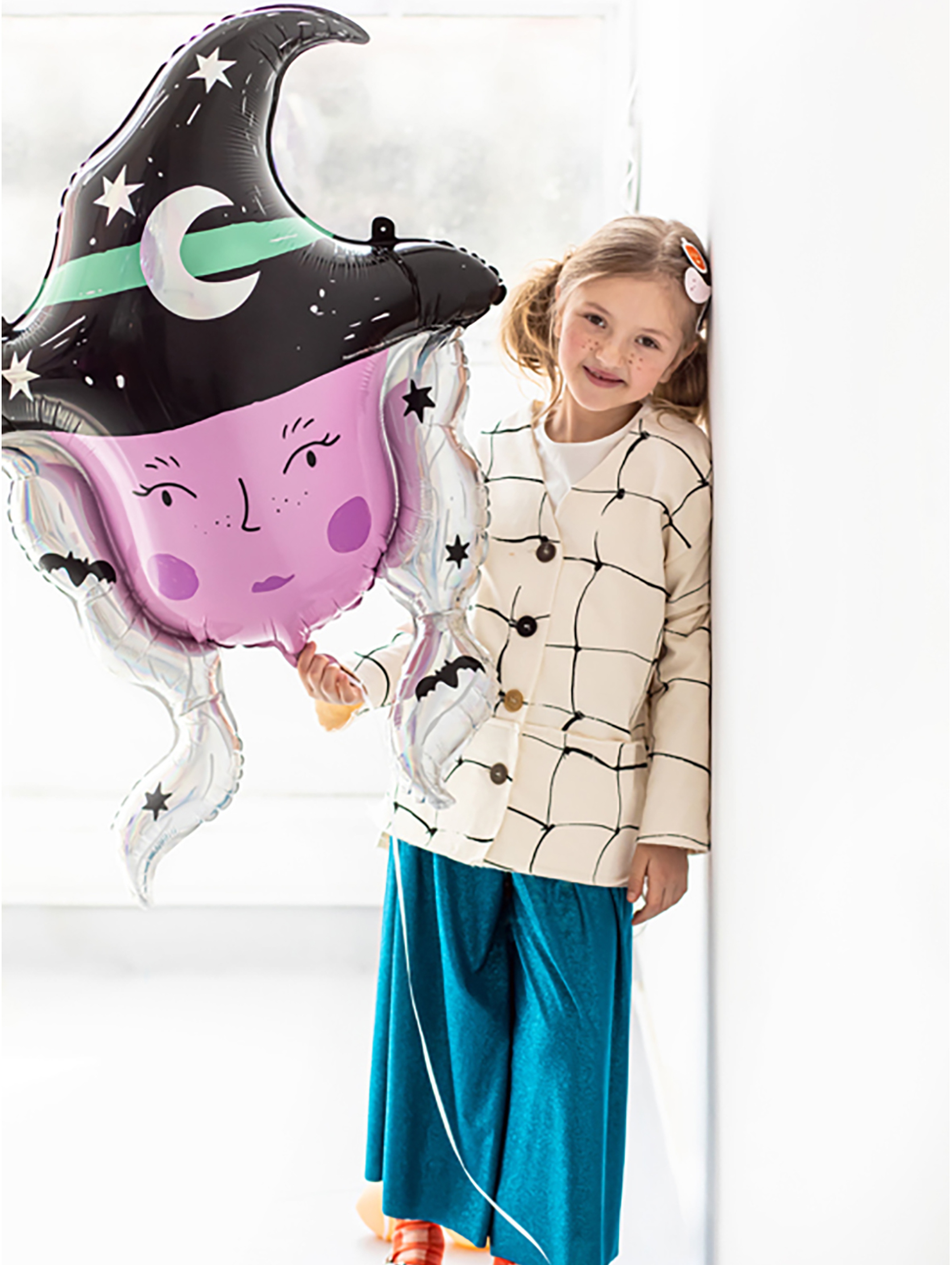 Balon foliowy na Halloween- Czarownica 73,5x101cm