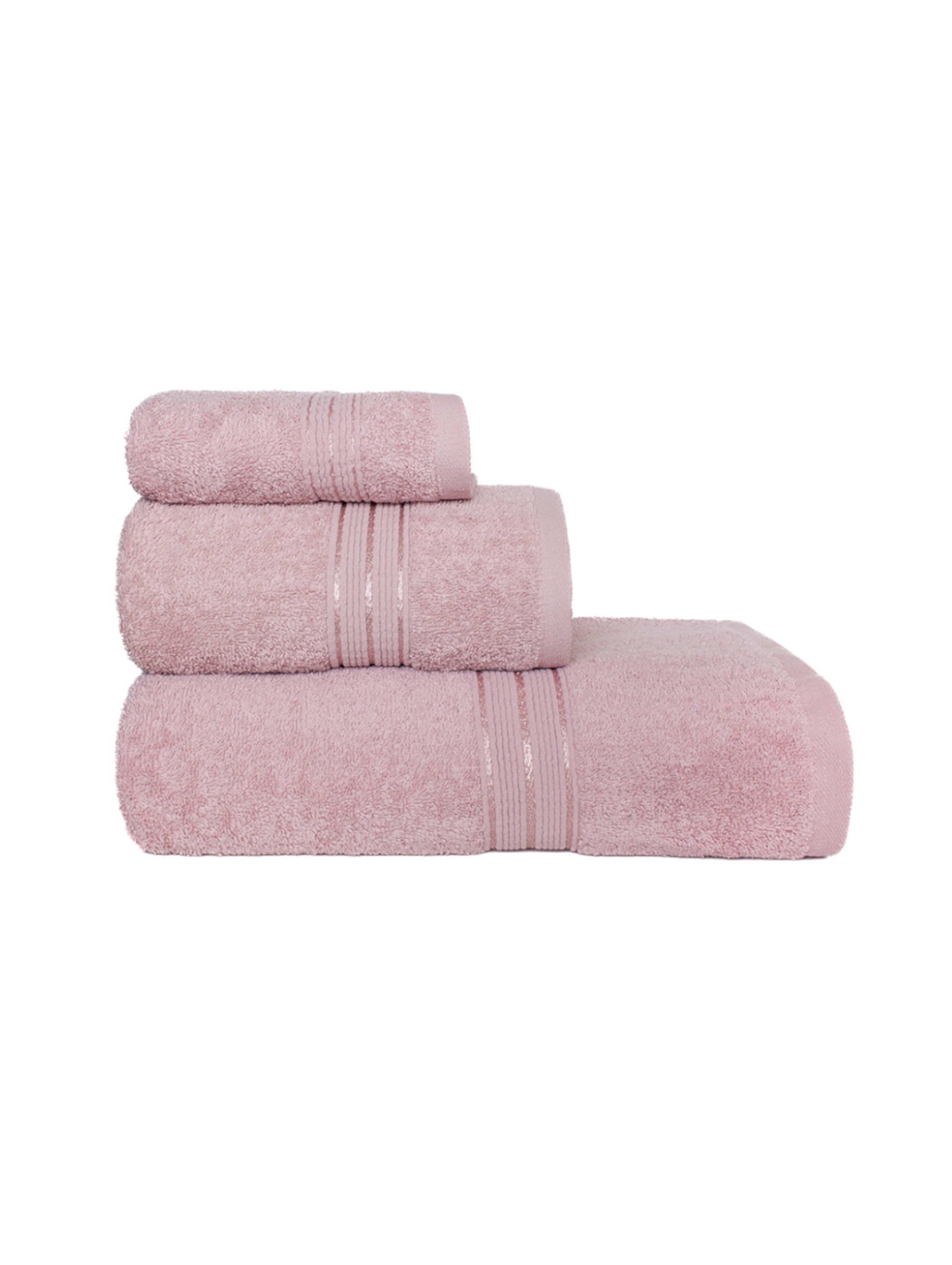 Ręcznik rondo 30x50 cm frotte różowy