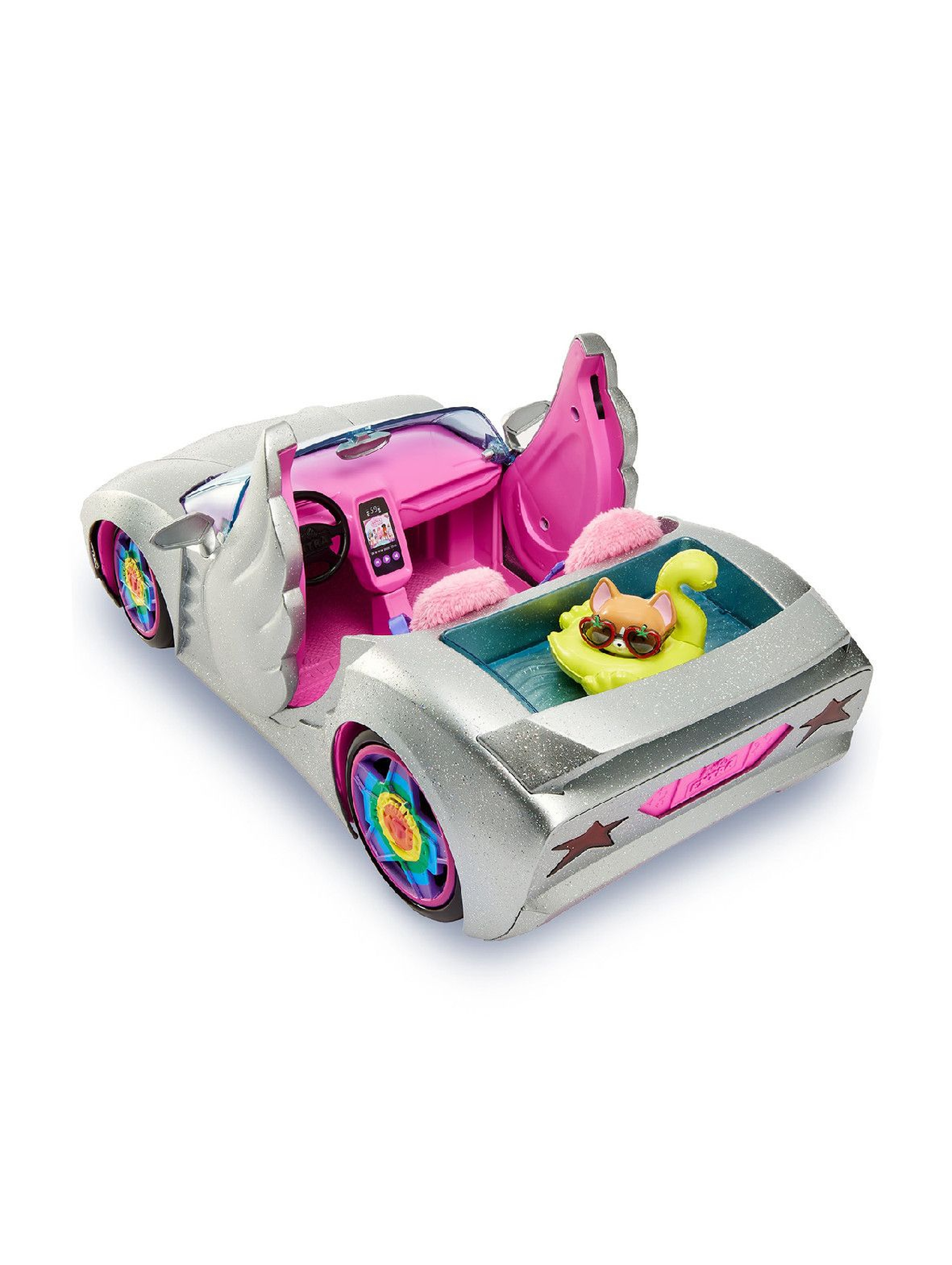 Barbie Extra Kabriolet gwiazd + akcesoria 3+