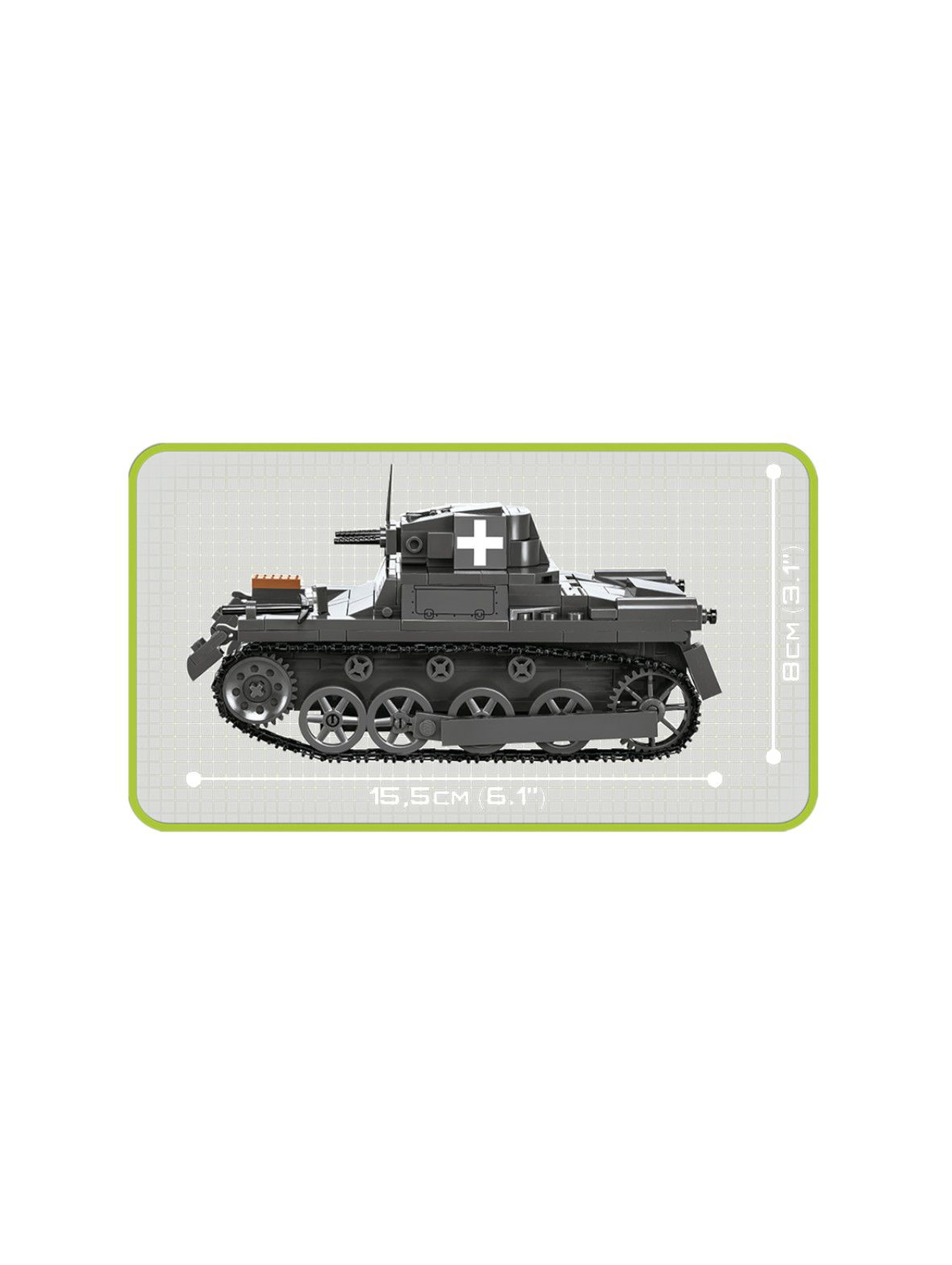 Klocki Cobi Panzer I AUSF SD KFZ 101-330 klocków wiek 6+