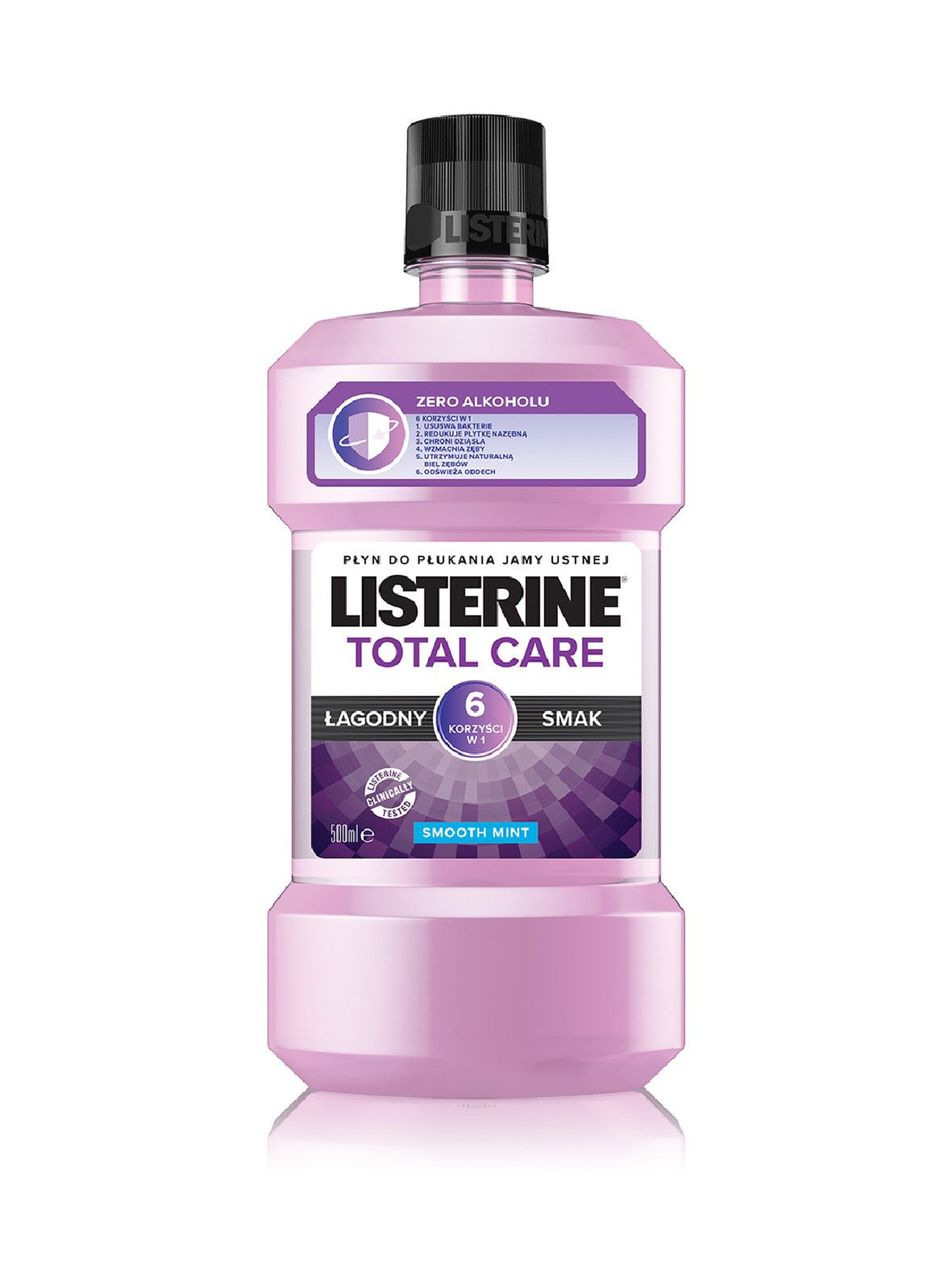 Płyn do higieny jamy ustnej Listerine Total Care Zero - 500 ml