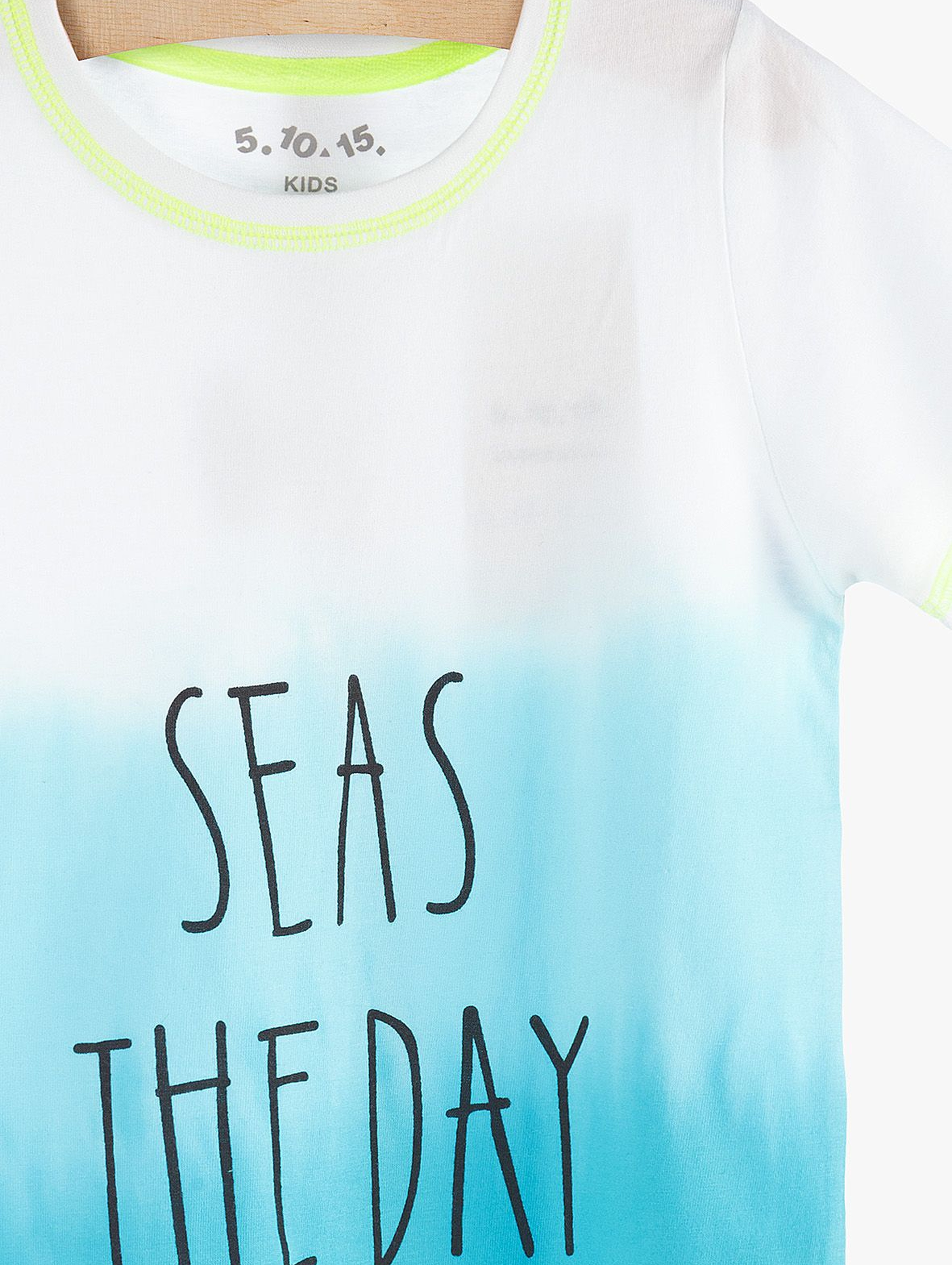 Pidżama chłopięca niebieska "Seas the Day"