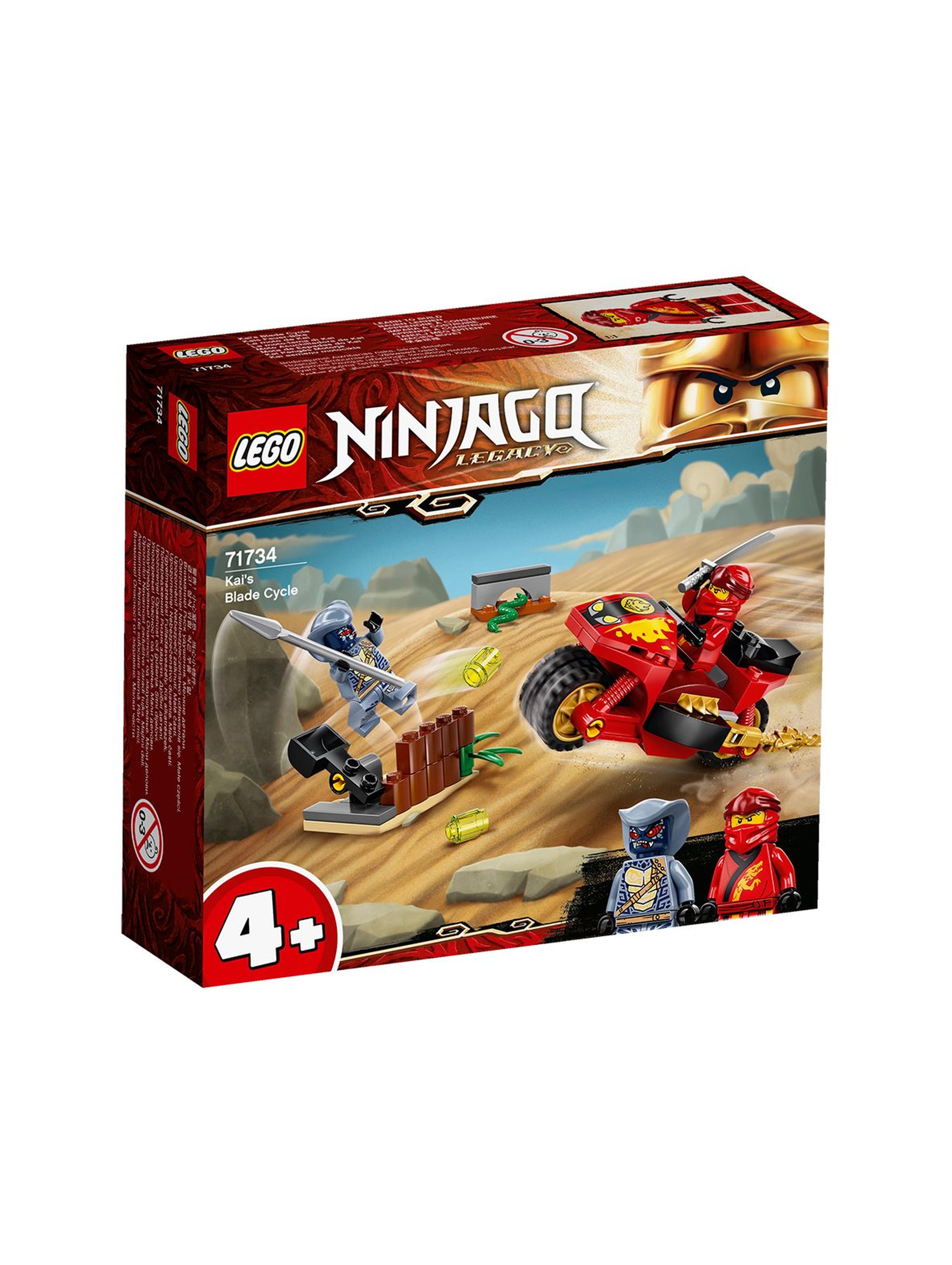 LEGO Ninjago - Motocykl Kaia 71734 - 54 elementy wiek 4 +