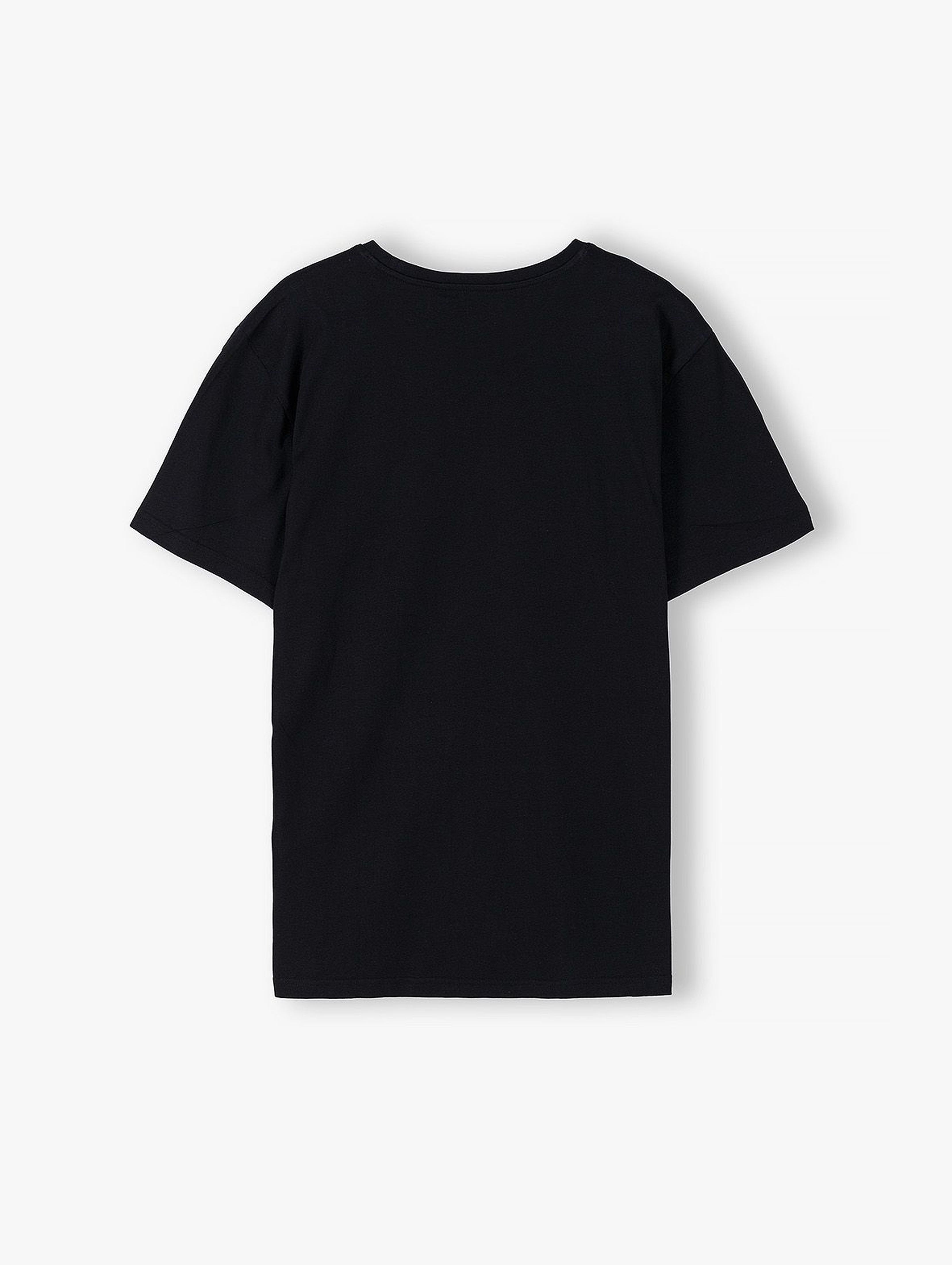 Bawełniany t-shirt dla mężczyzny czarny z napisem- Super Tata - ubrania dla całej rodziny