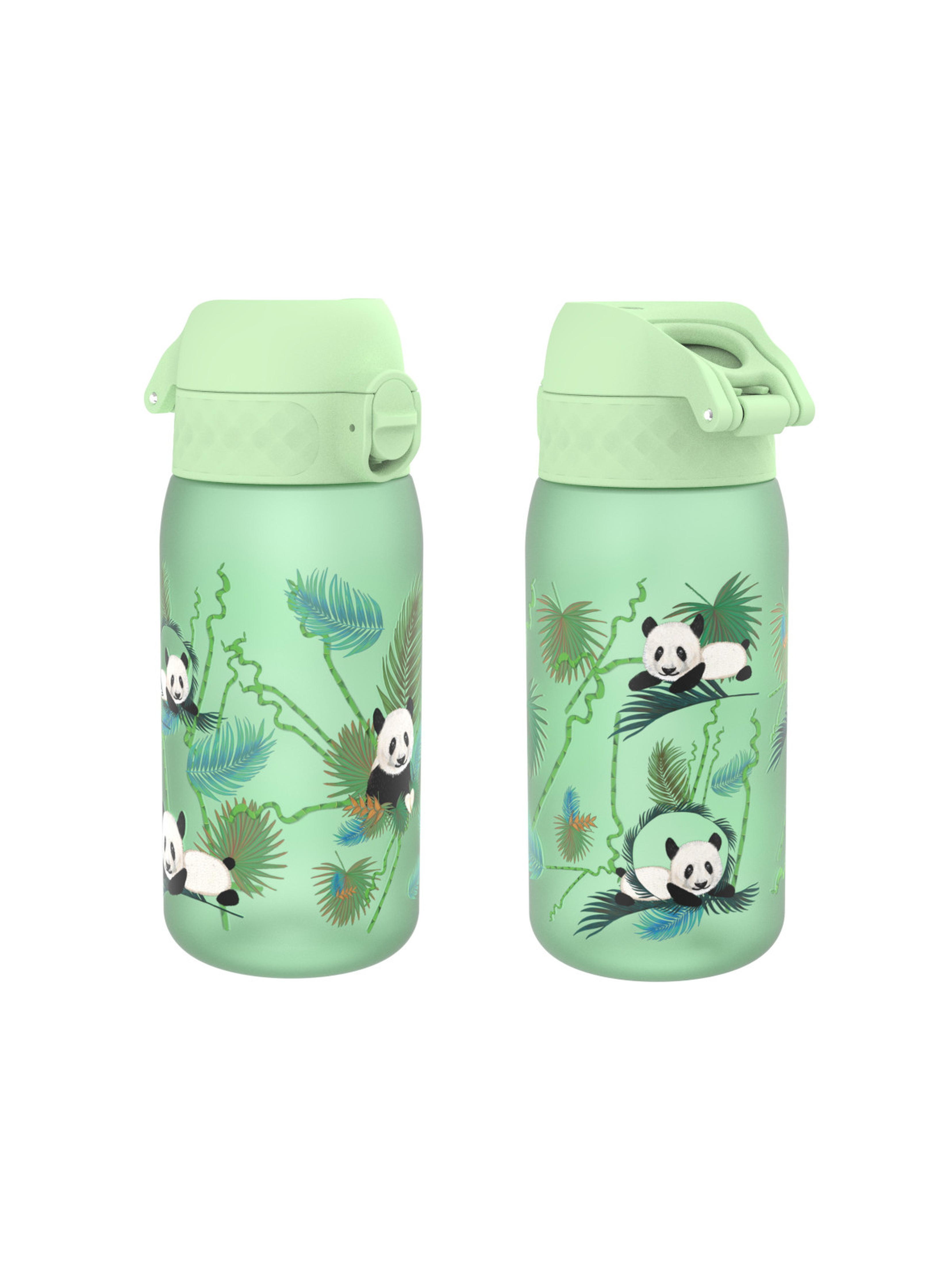 Butelka na wodę BPA Free 0,4l - zielona z pandą
