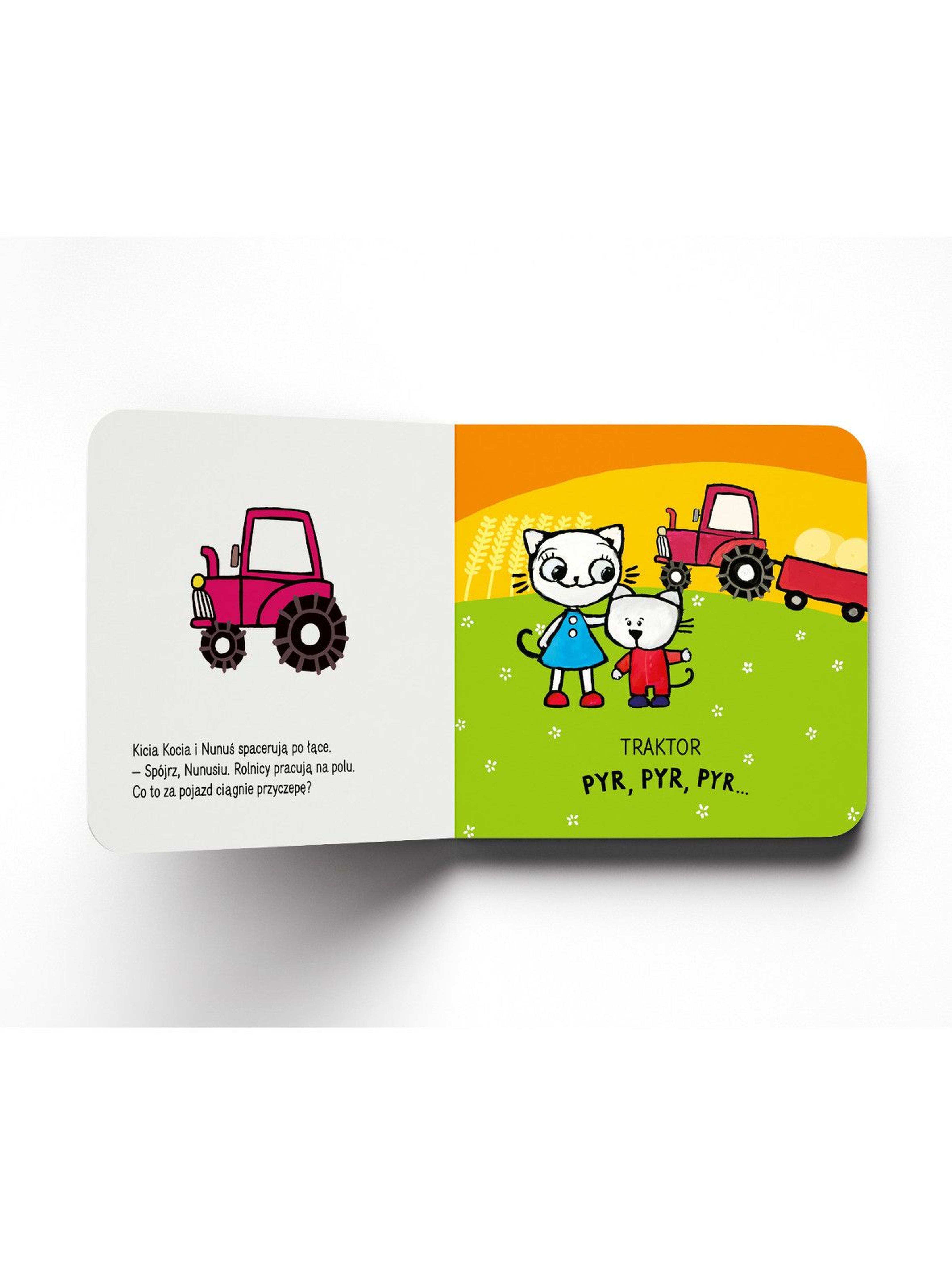 Książka dla dzieci - Pojazdy akademia Kici Koci wiek 2+