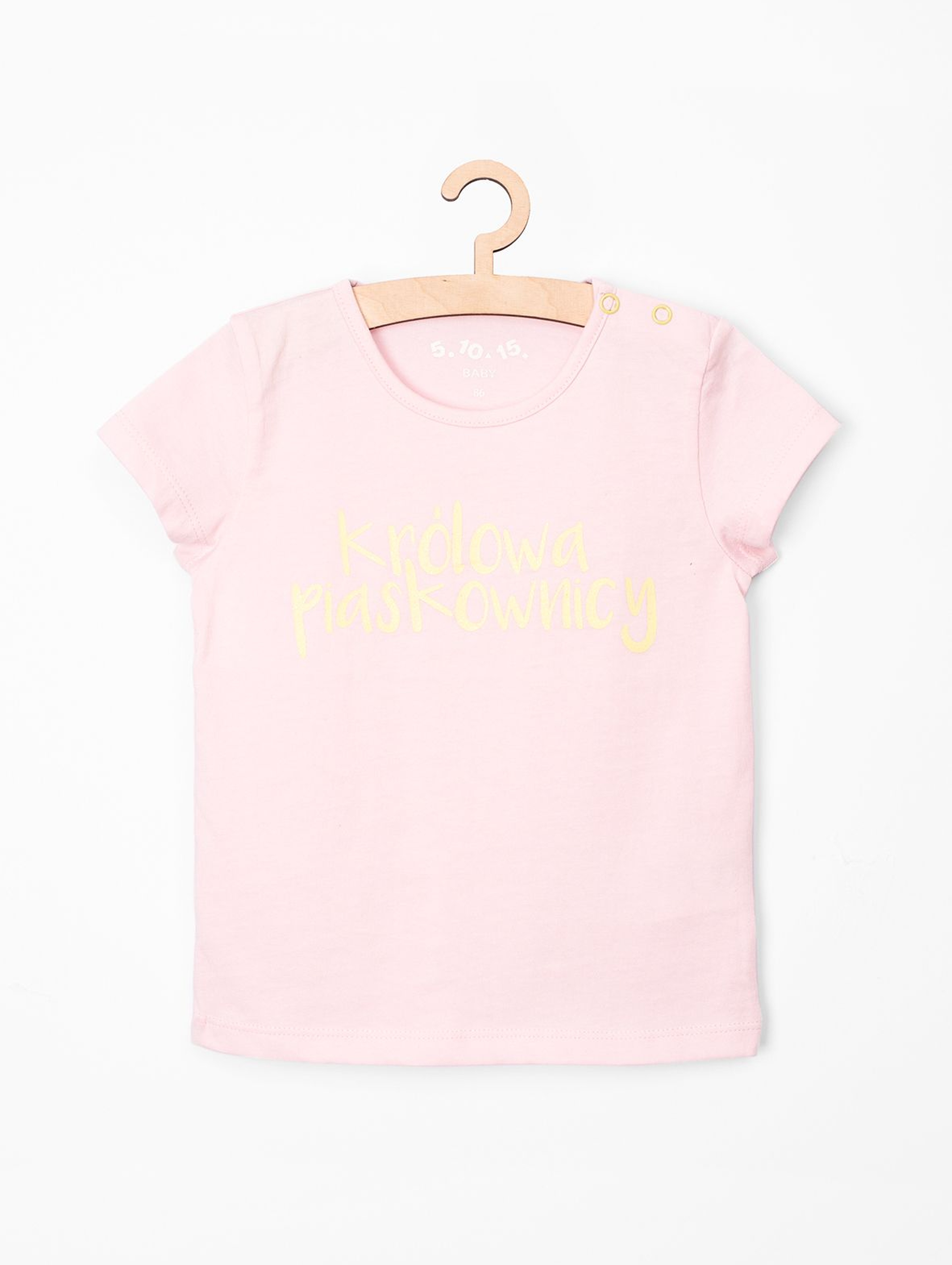 T-Shirt niemowlęcy z polskimi napisami- Królowa Piaskownicy