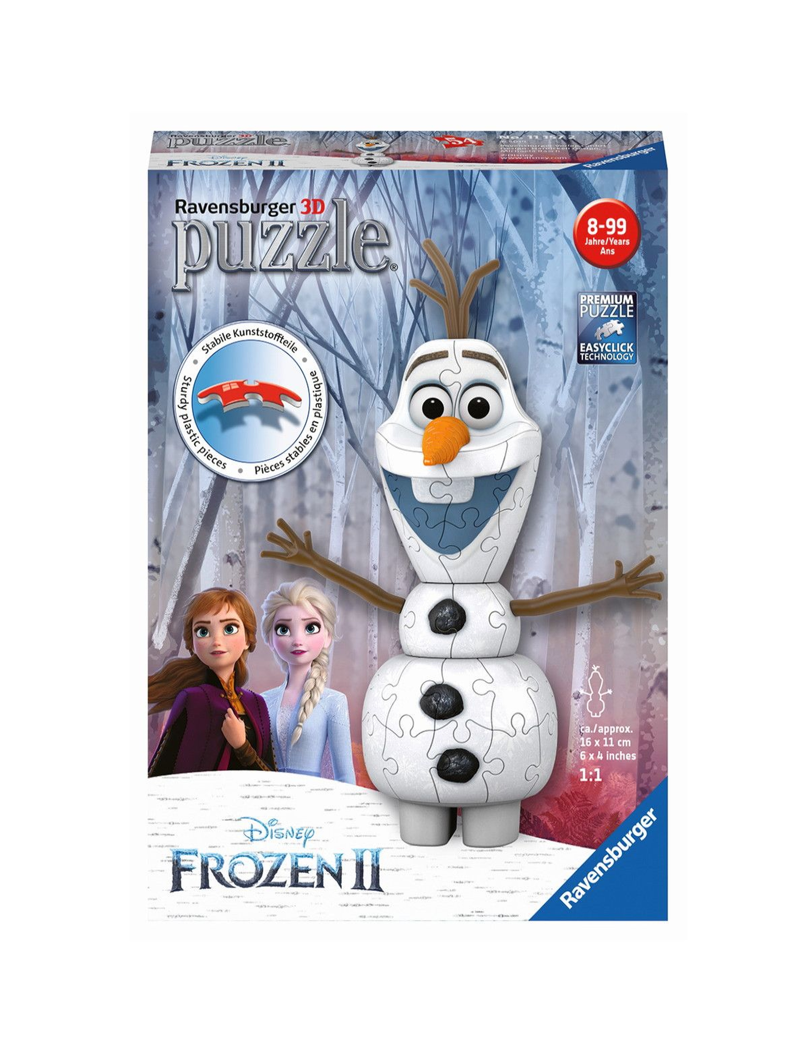 Puzzle Frozen 2 - 3D Olaf - 54 elementy 8+