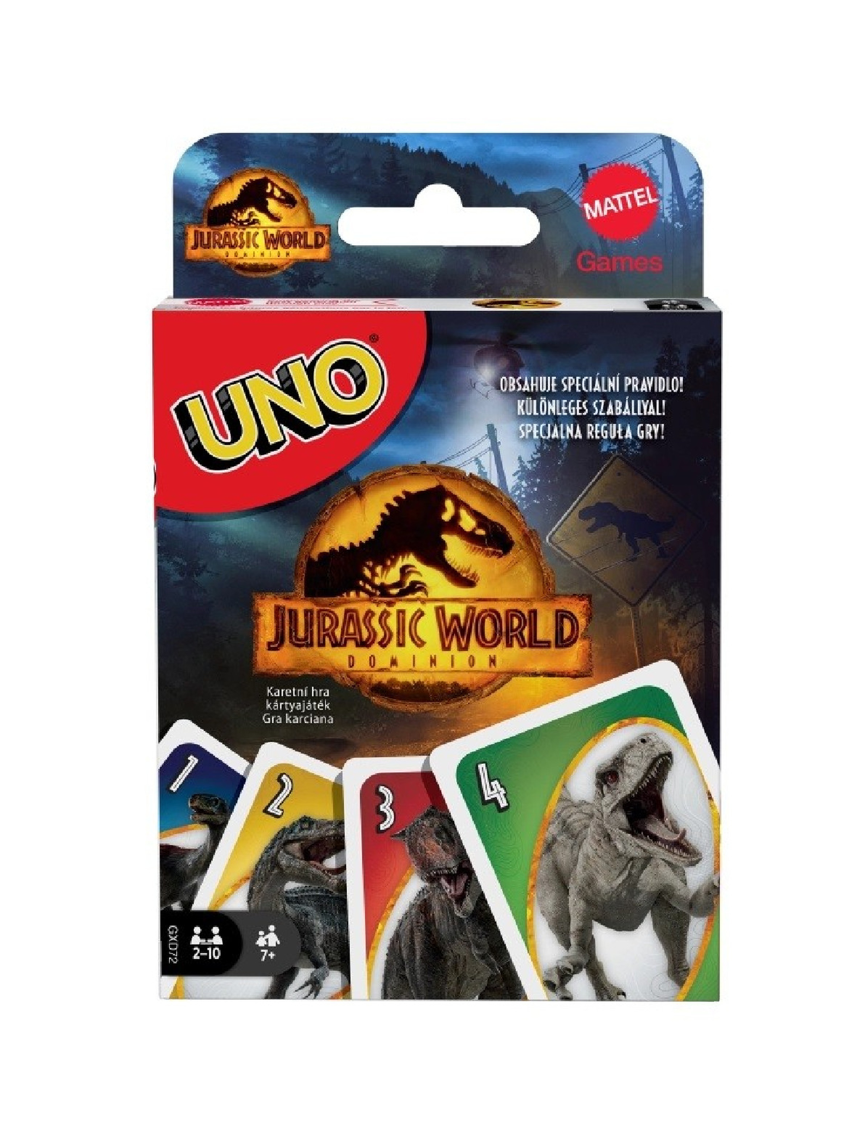 Gra karciana, rodzinna UNO Jurassic World 3