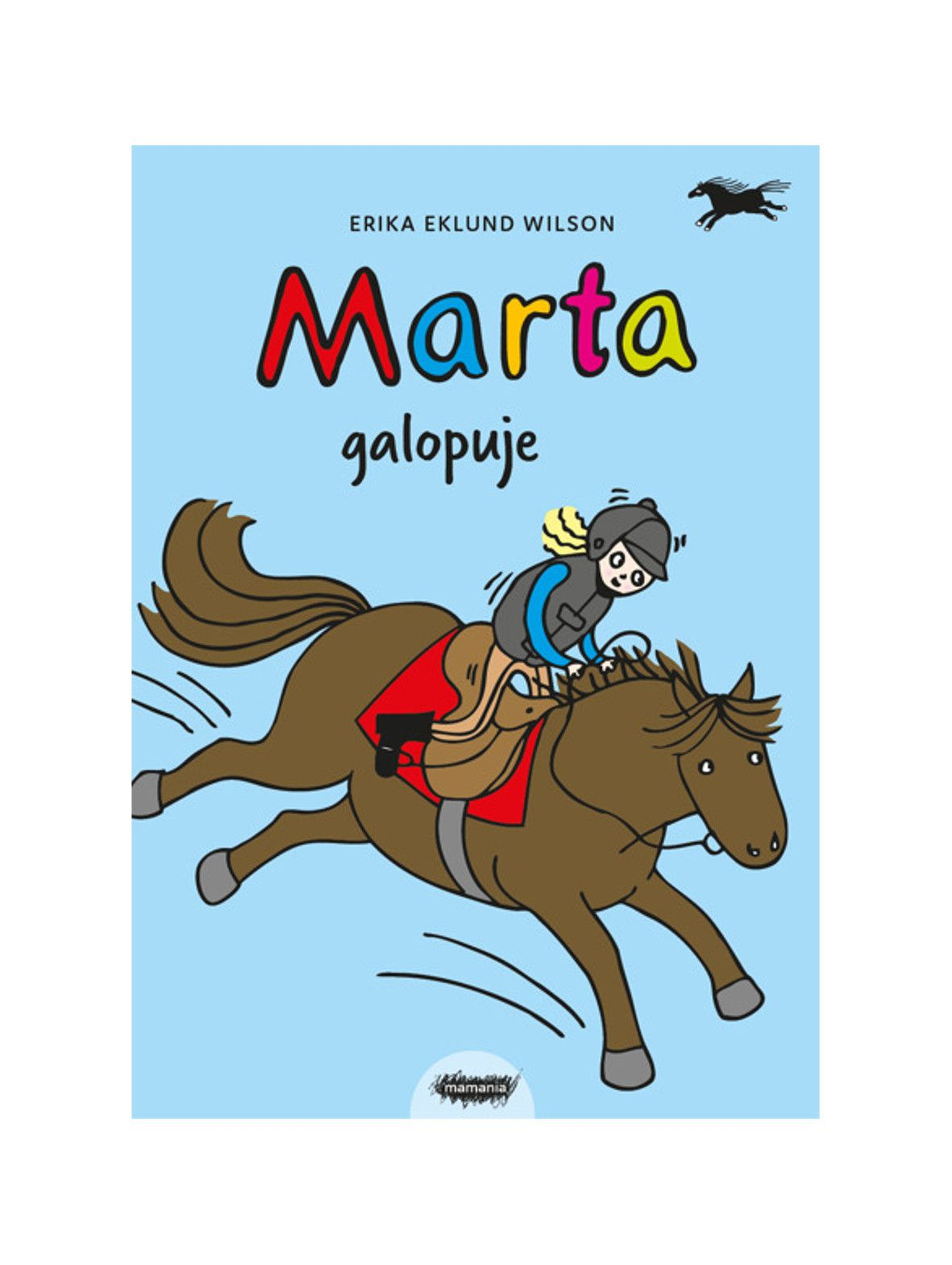 Książka dla dzieci "Marta(#2) galopuje" E.Wilson