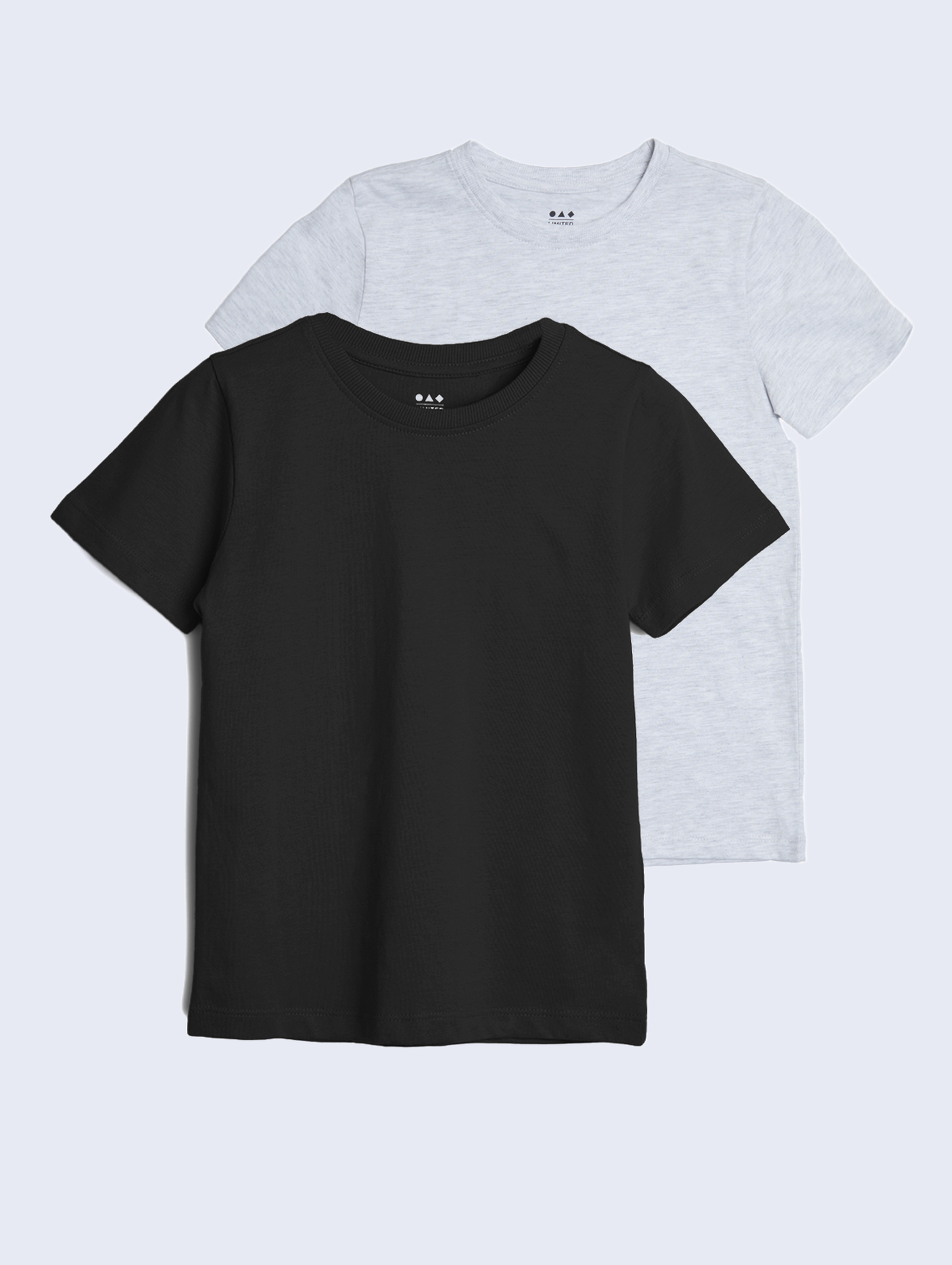 T-shirty dzianinowe czarny i szary - unisex - Limited Edition