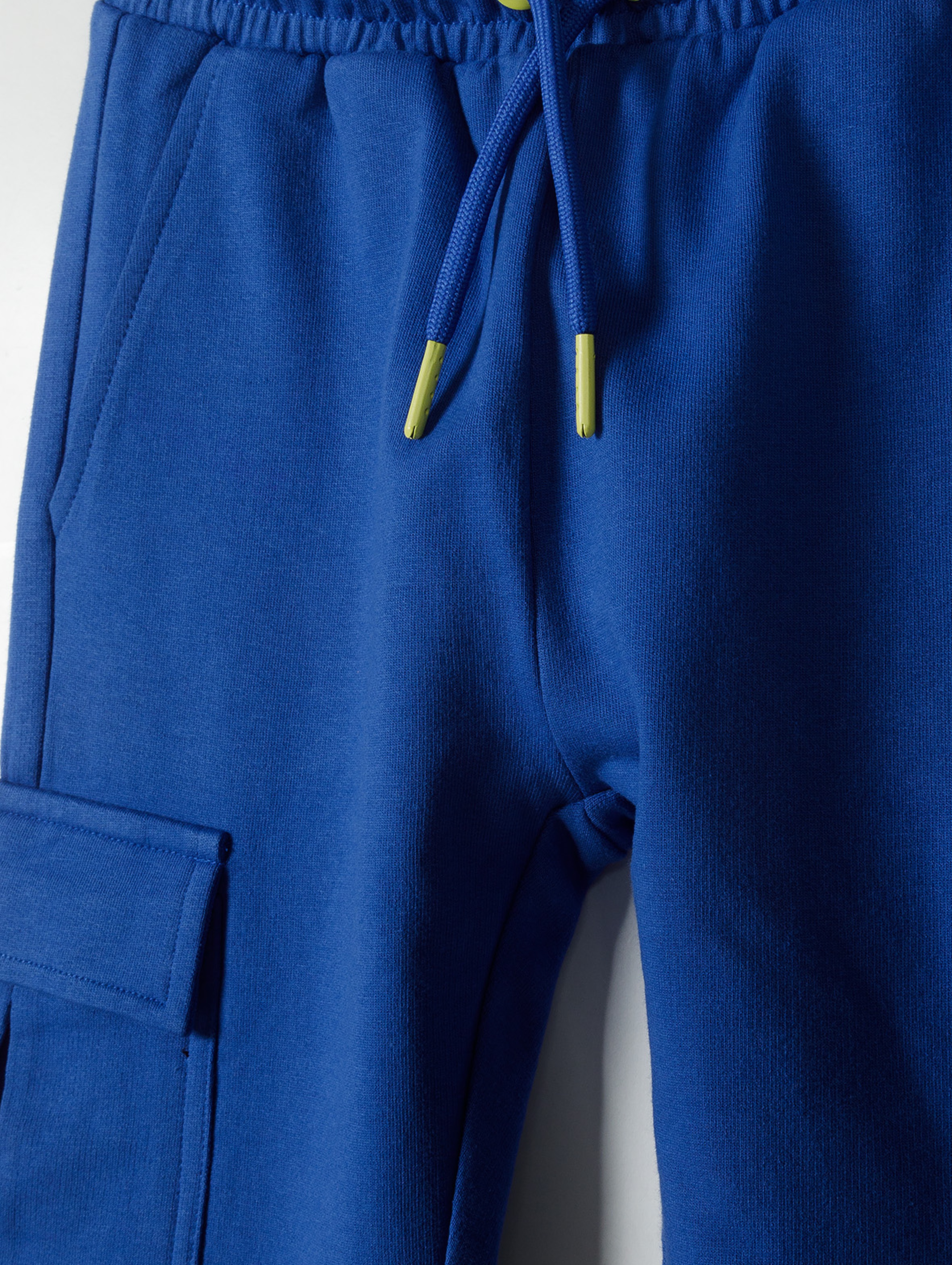 Dresowe spodnie bojówki dla chłopca - niebieskie - 5.10.15.