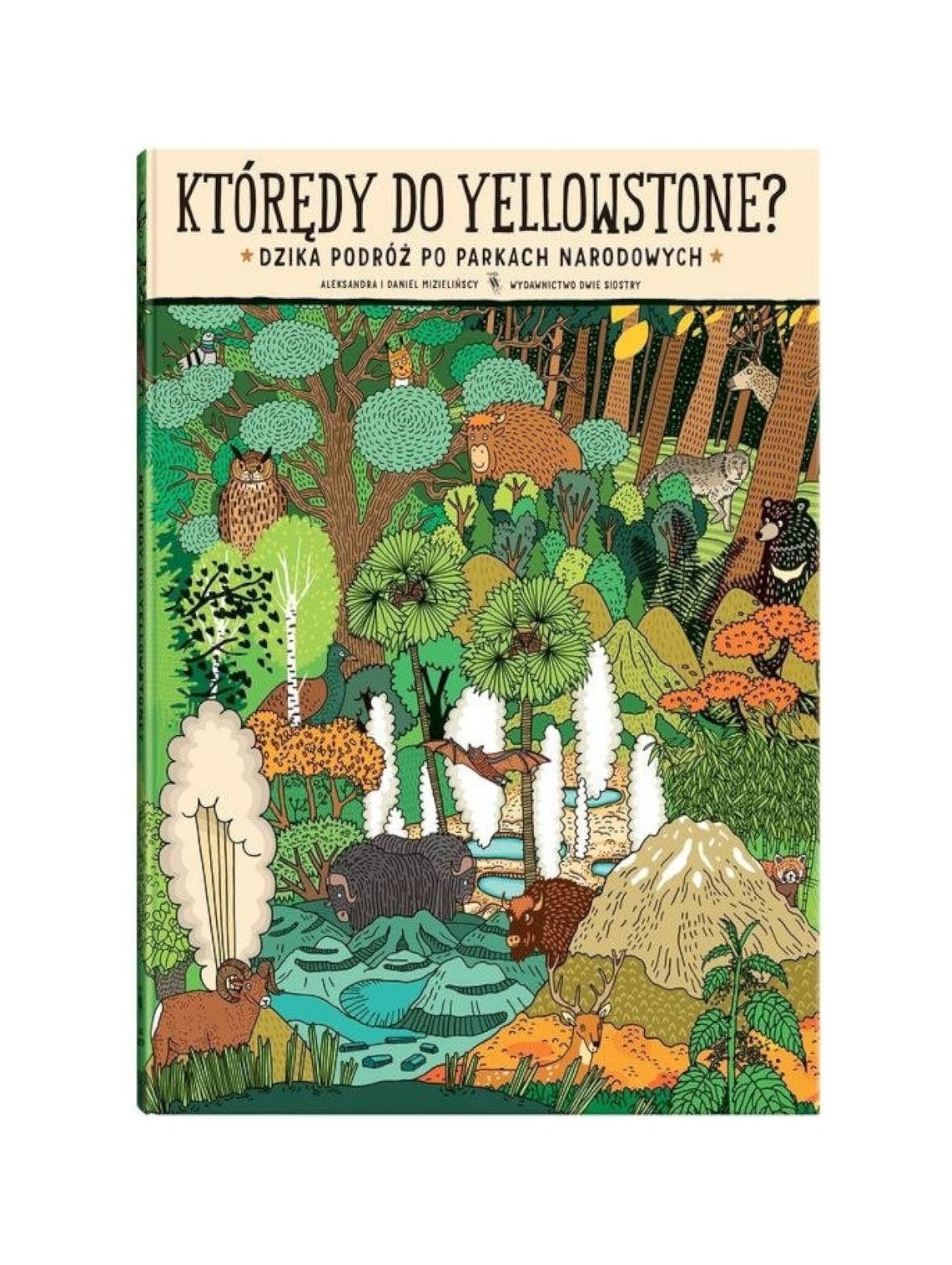 Książka dla dzieci "Którędy do Yellowstone?"
