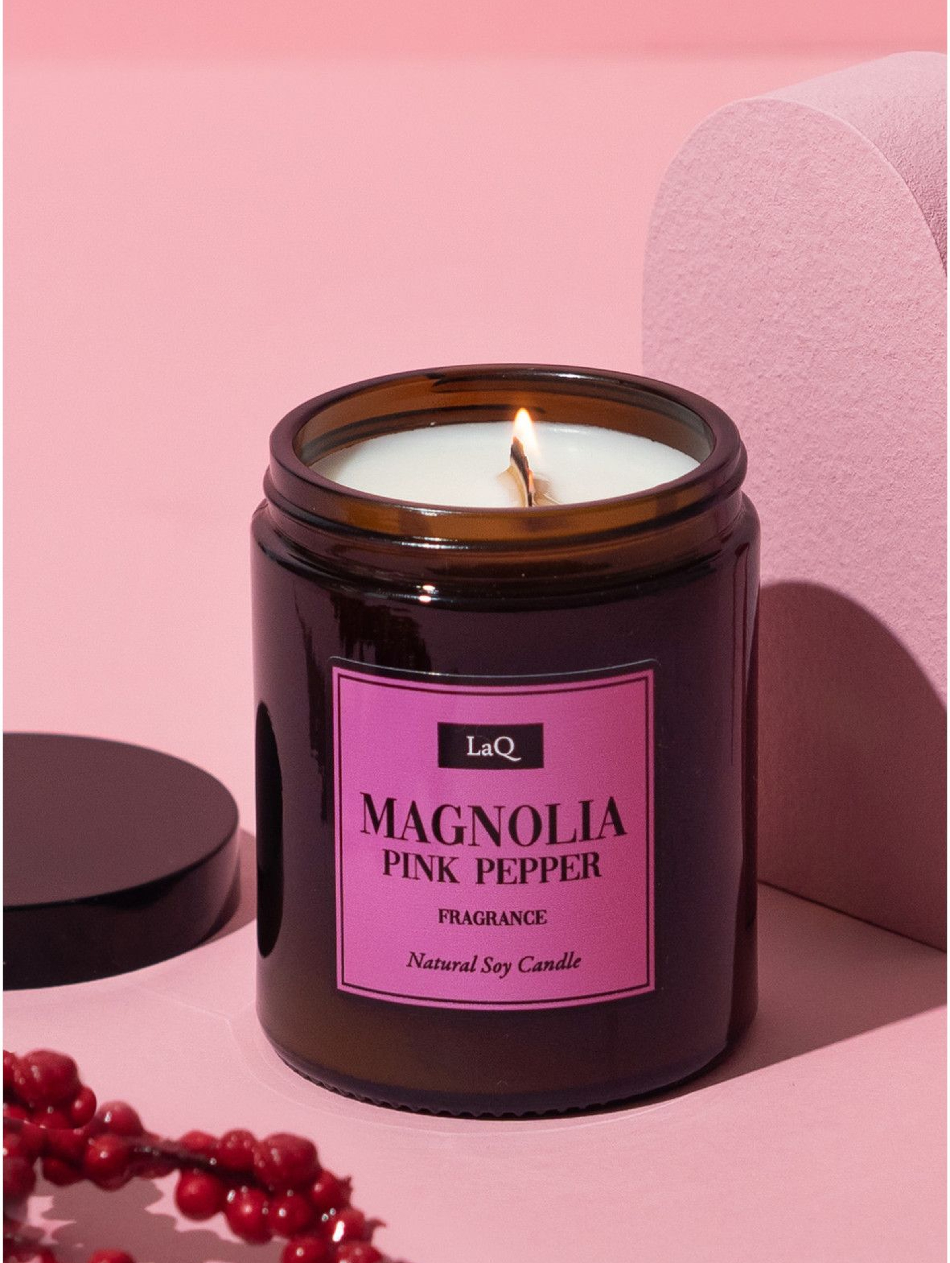 Tradycyjna świeca zapachowa Kicia Magnolia - 180 ml