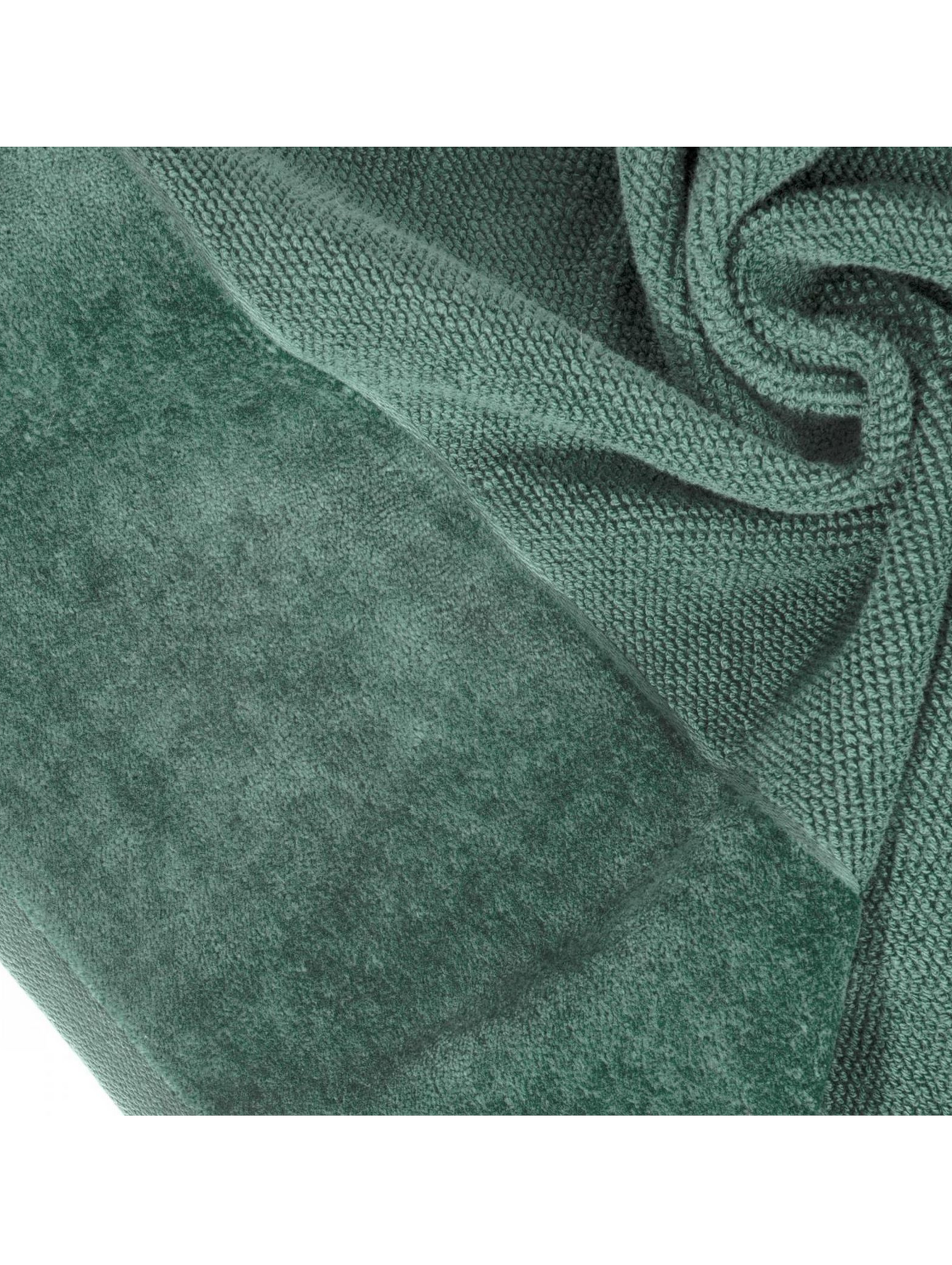 Zielony ręcznik 50x90 cm z ozdobnym pasem