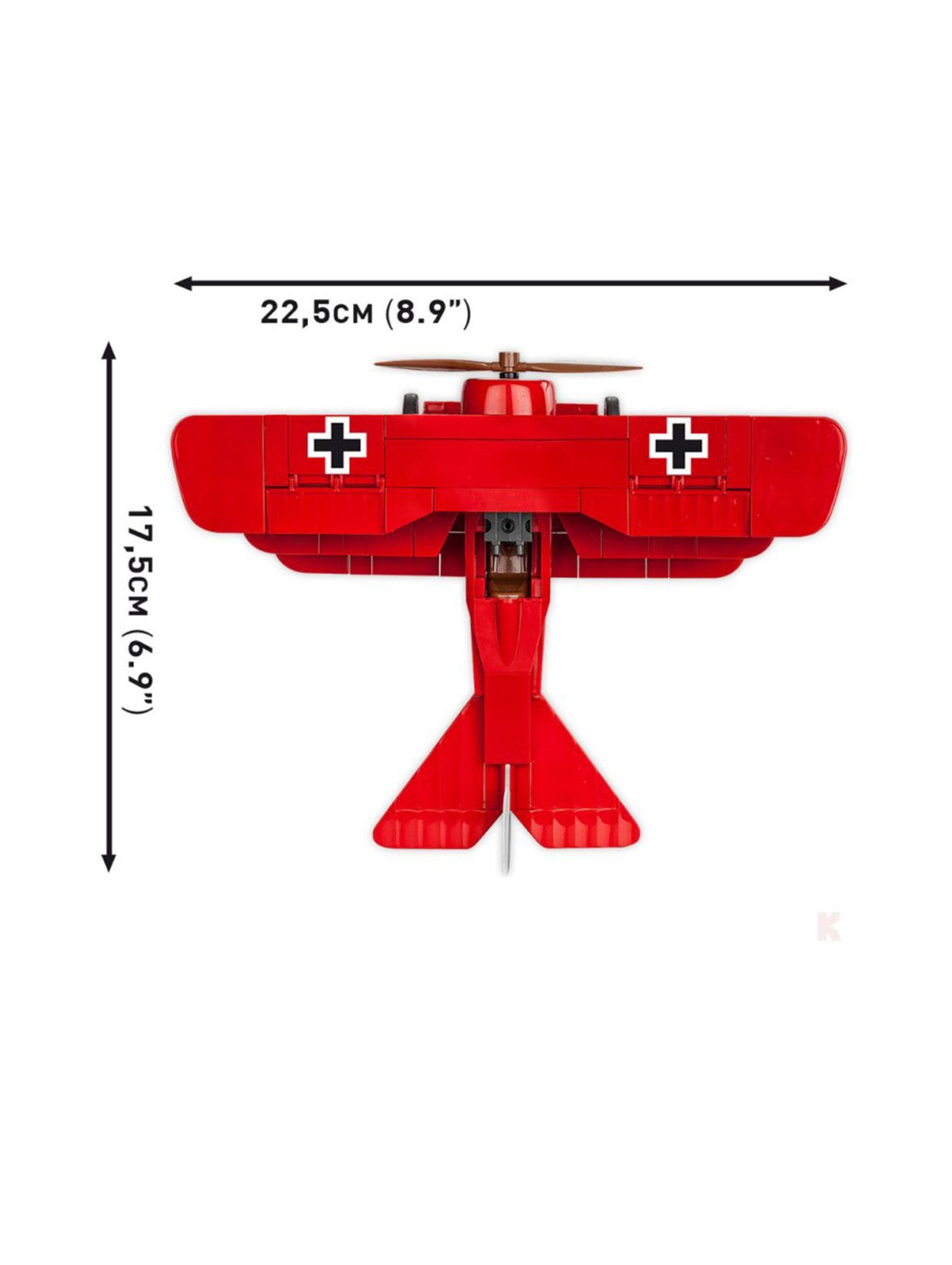 Klocki COBI Fokker dr.1 red baron 174 el