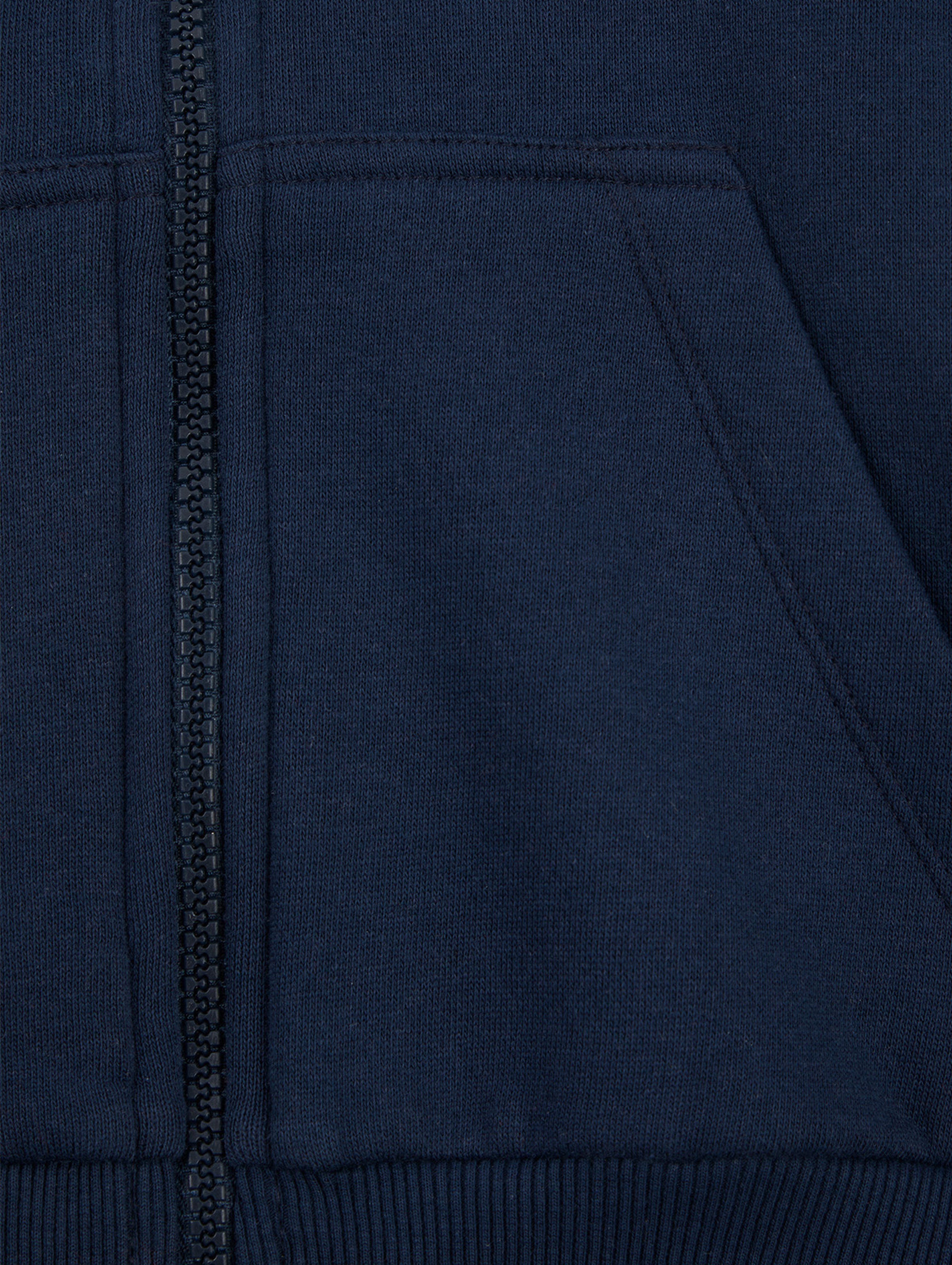 Granatowa bluza rozpinana z kapturem - unisex - Limited Edition