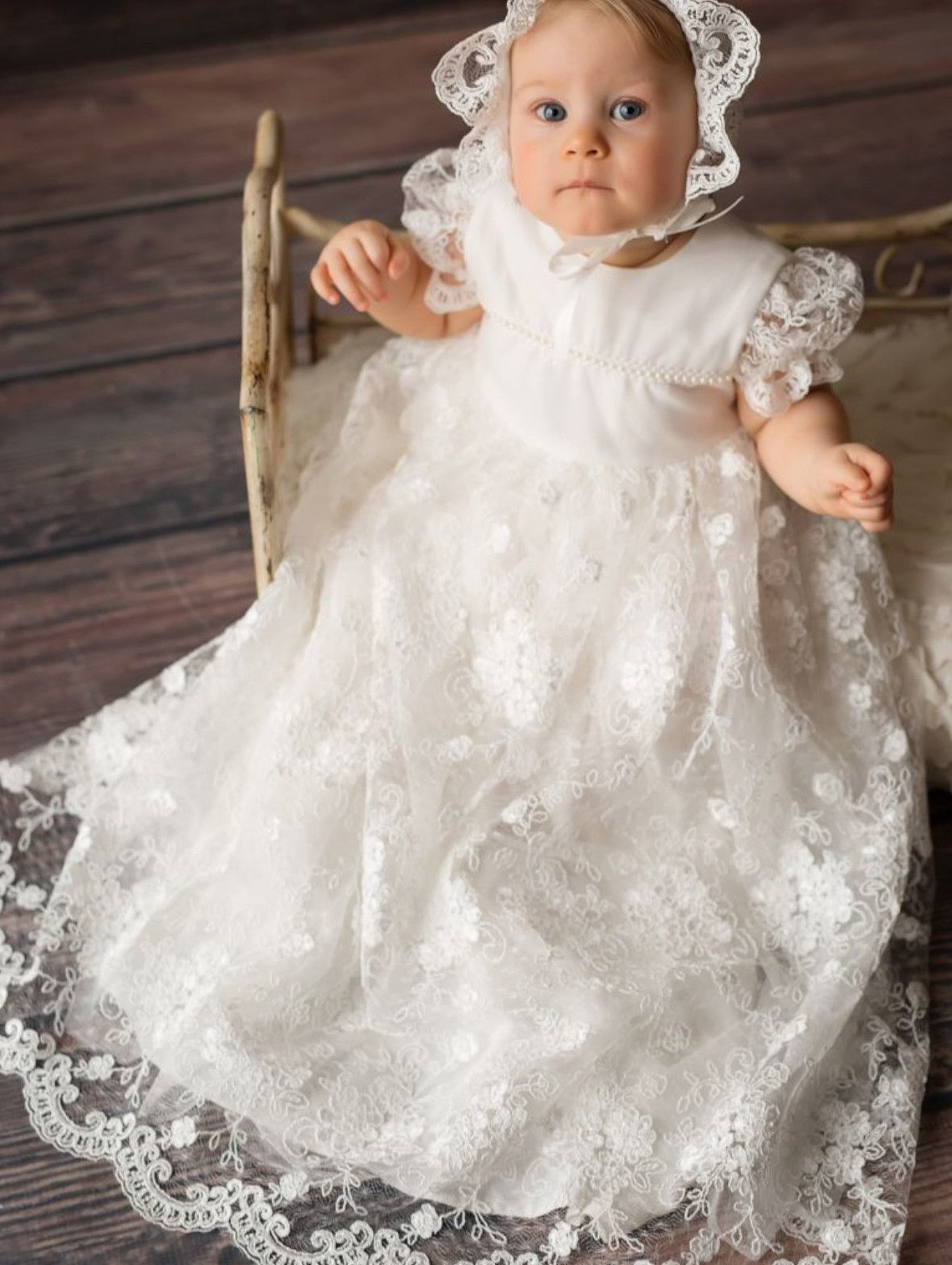 Sukienka niemowlęca do chrztu- Eryka