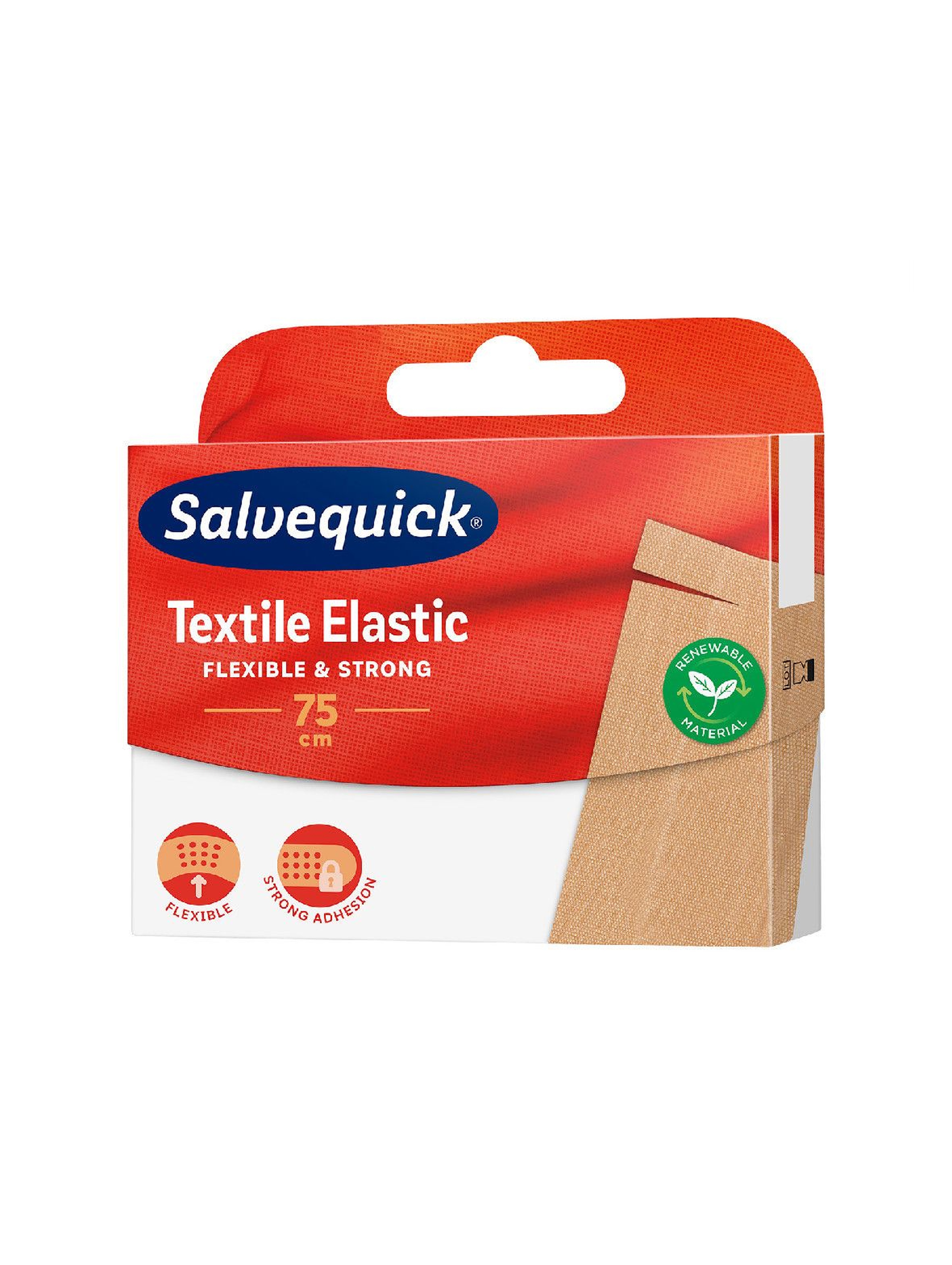 Salvequick Textile Elastic plastry do cięcia 75 cm