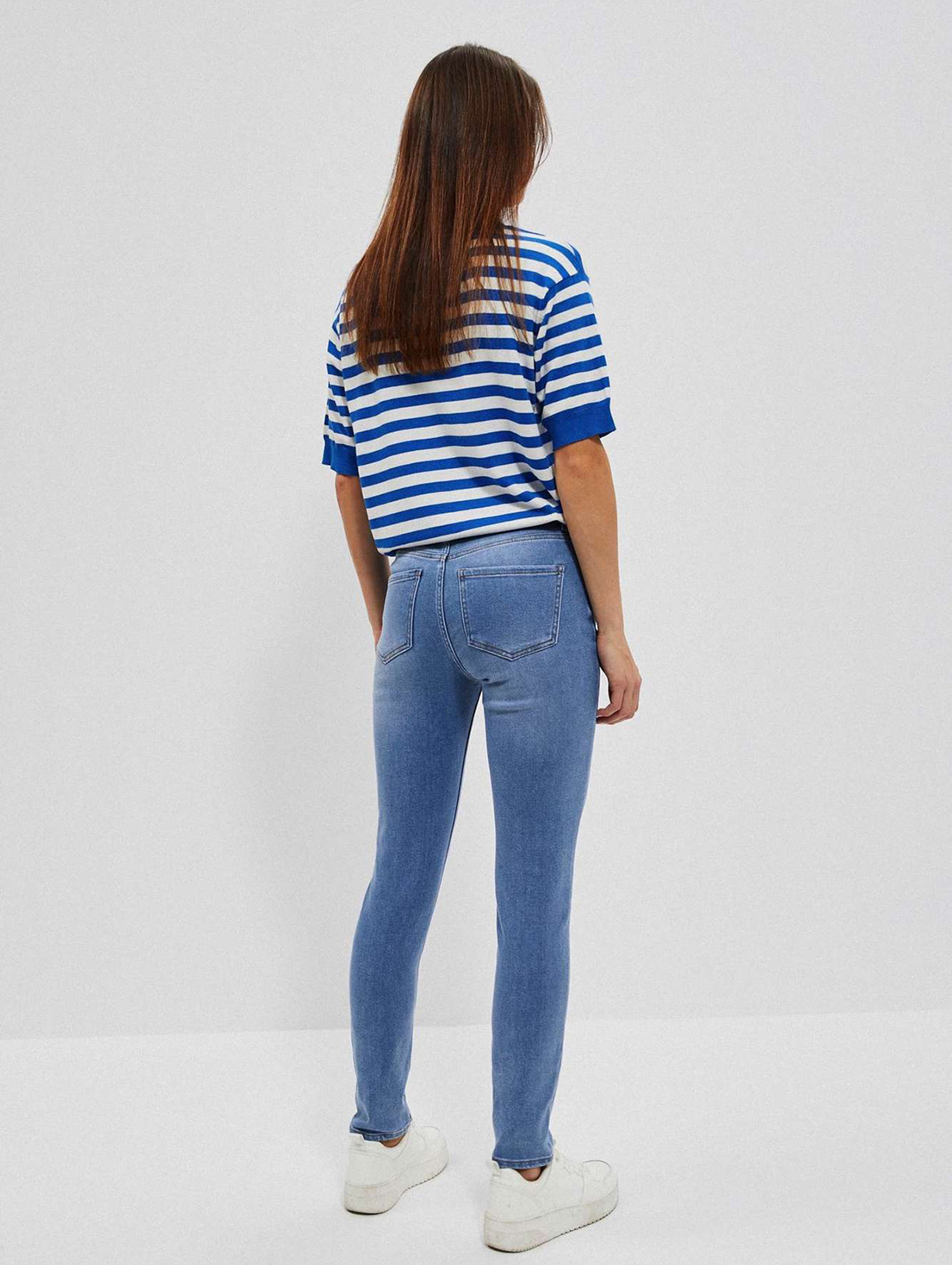 Spodnie damskie jeansowe typu rurki