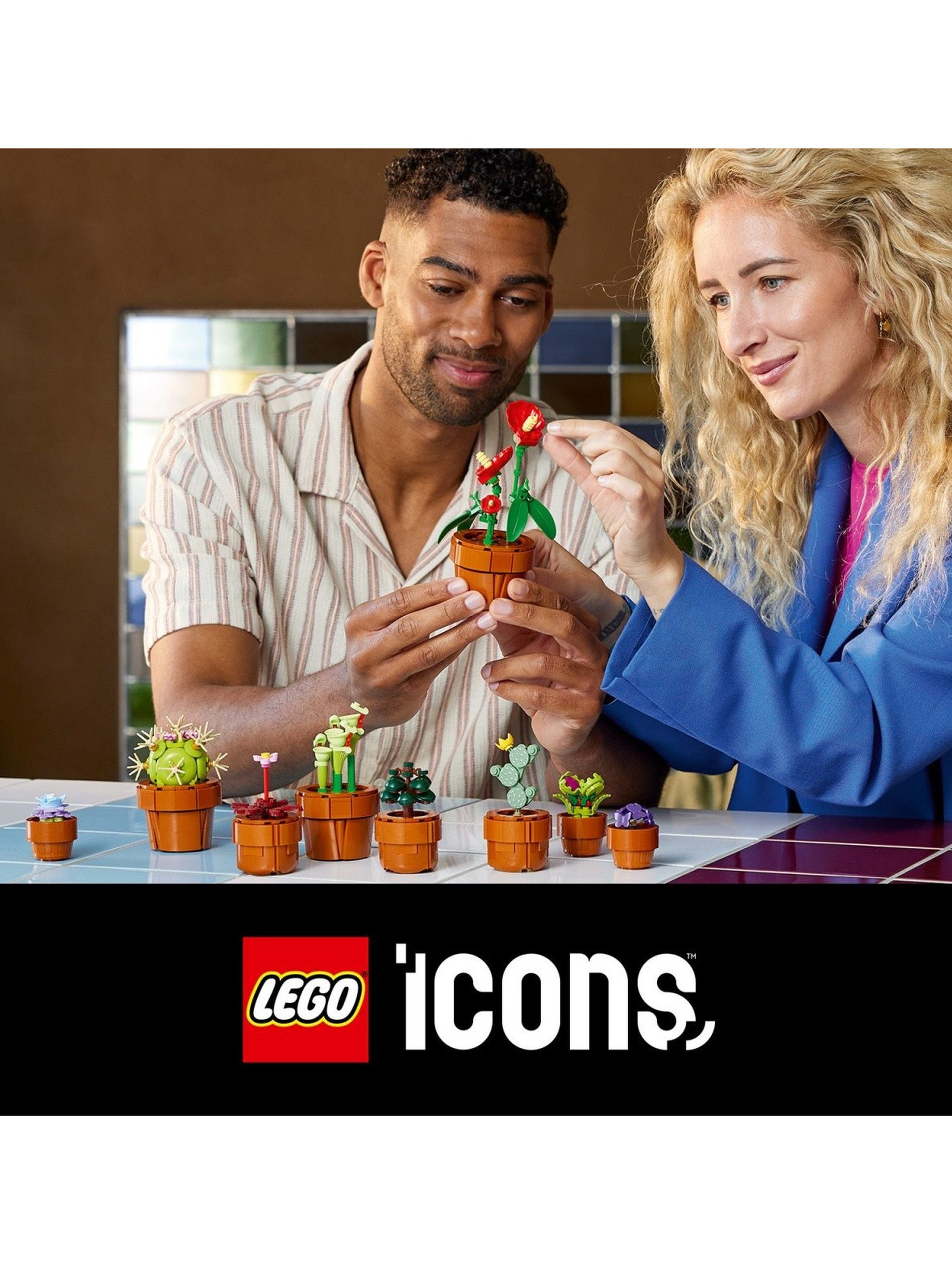 LEGO Klocki Icons 10329 Małe roślinki