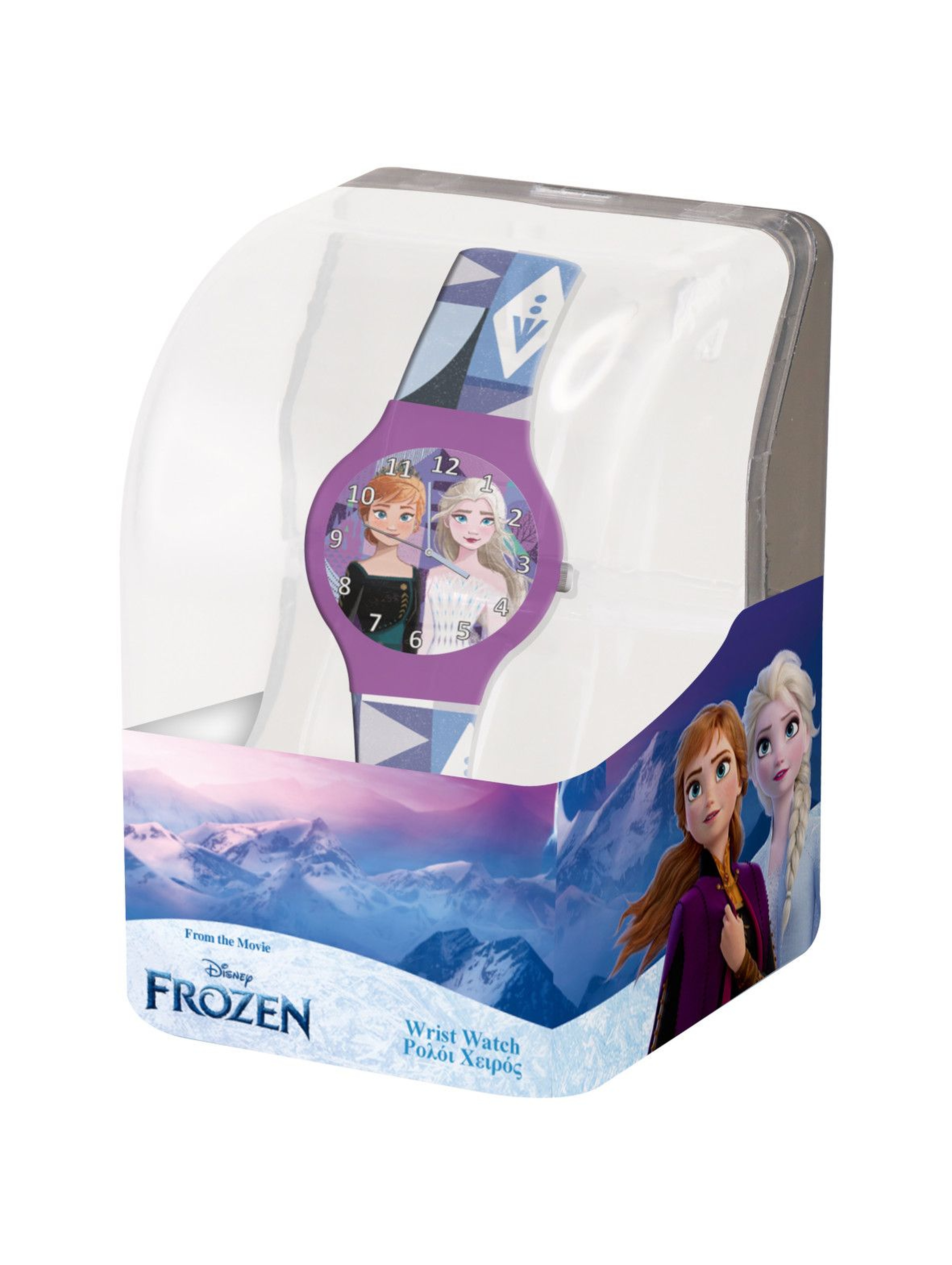 Zegarek analogowy w przeźroczystym pudełku Frozen ii
