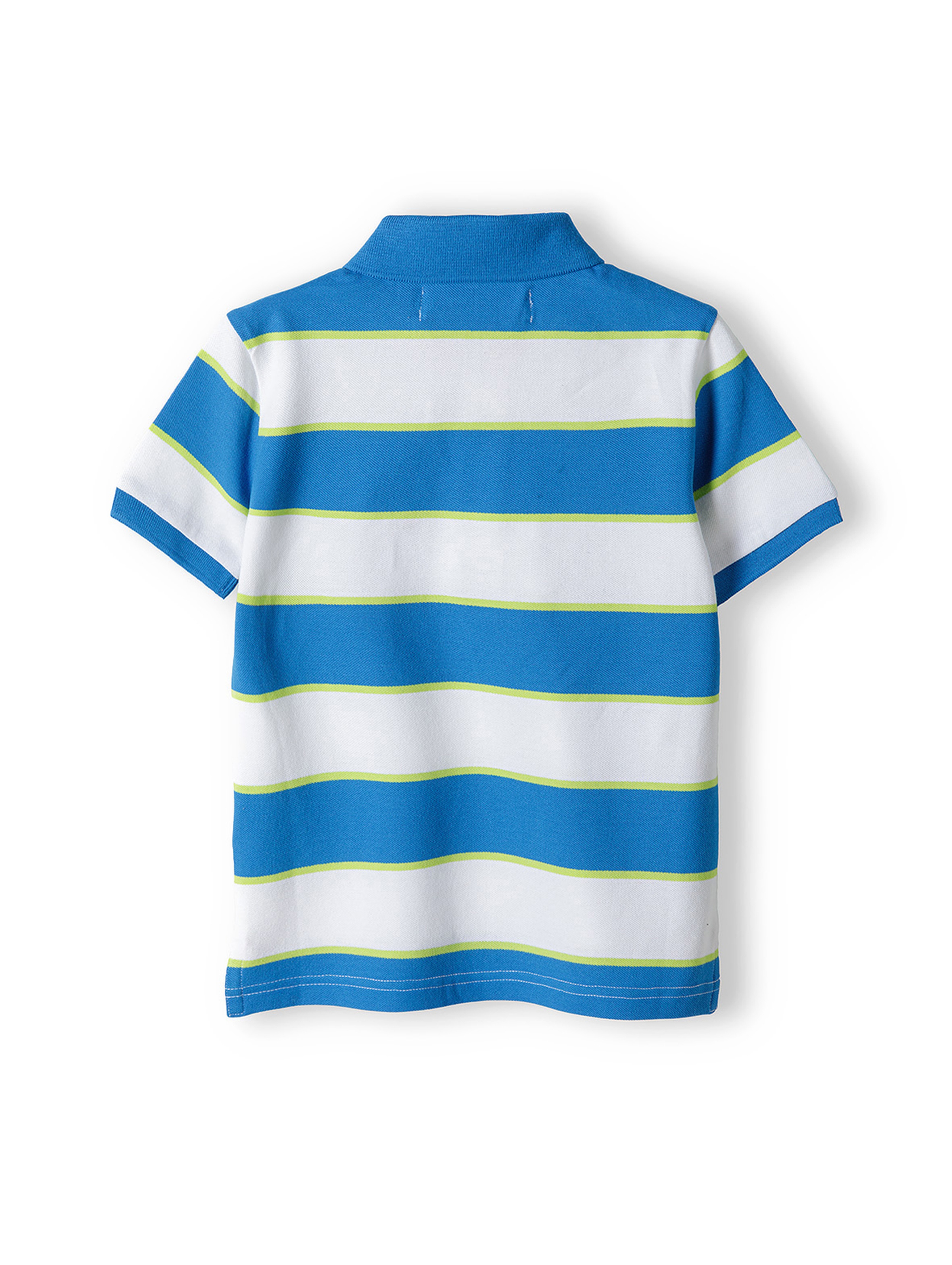 Koszulka polo dla chłopca z krótkim rękawem w paski