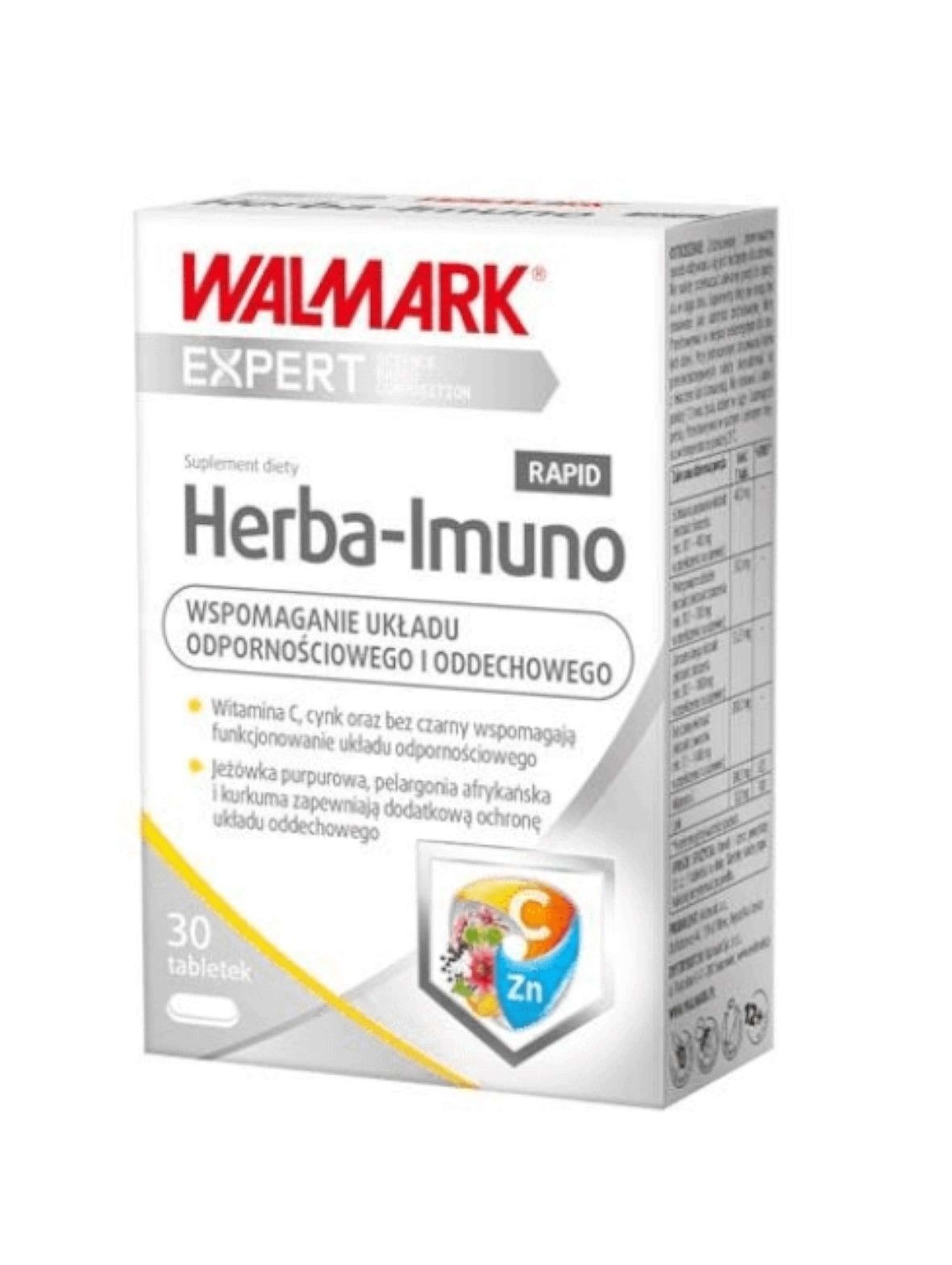 WALMARK Herba imuno rapid - 30 tabletek