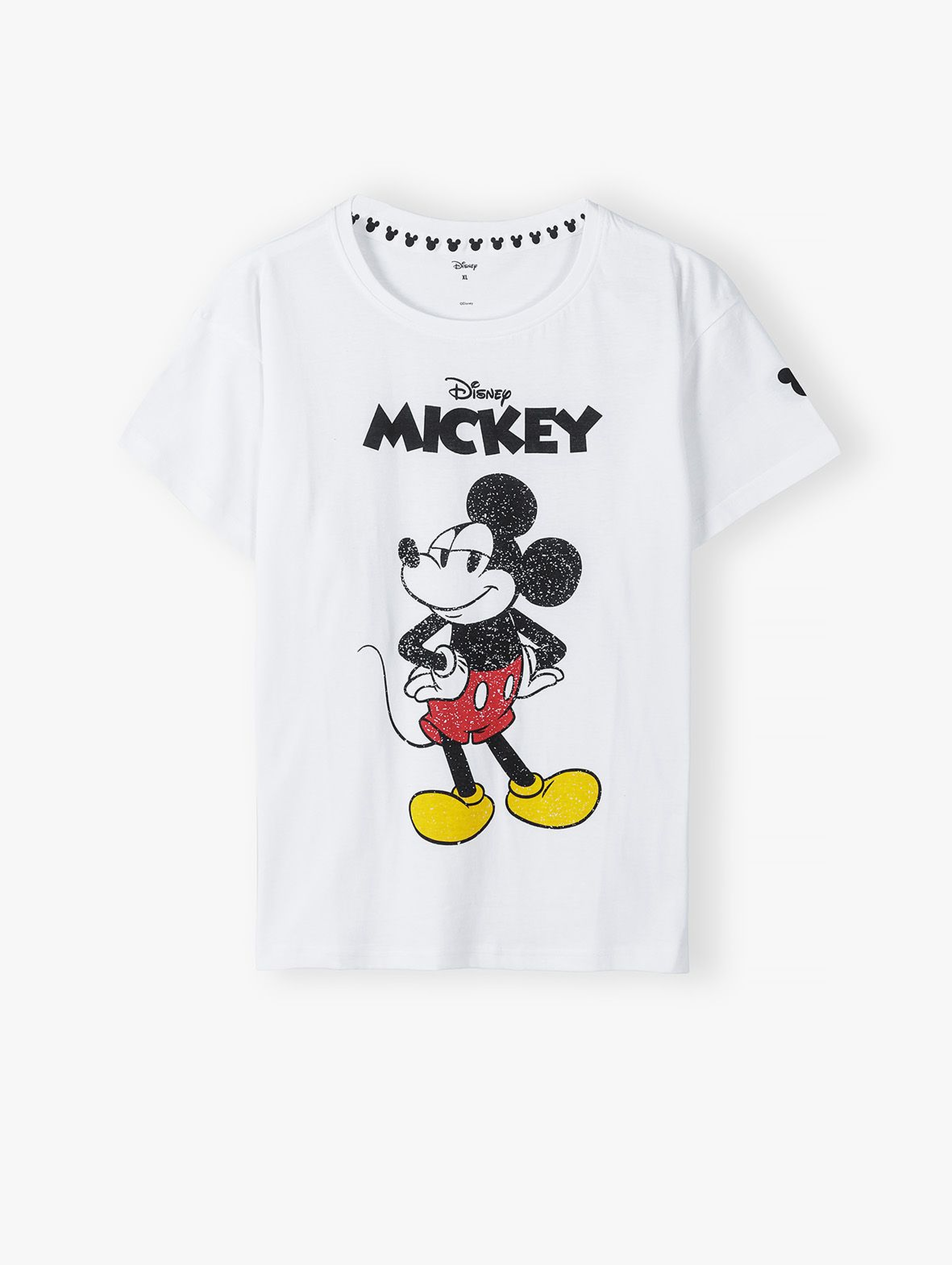 Biały t-shirt damskie Mickey