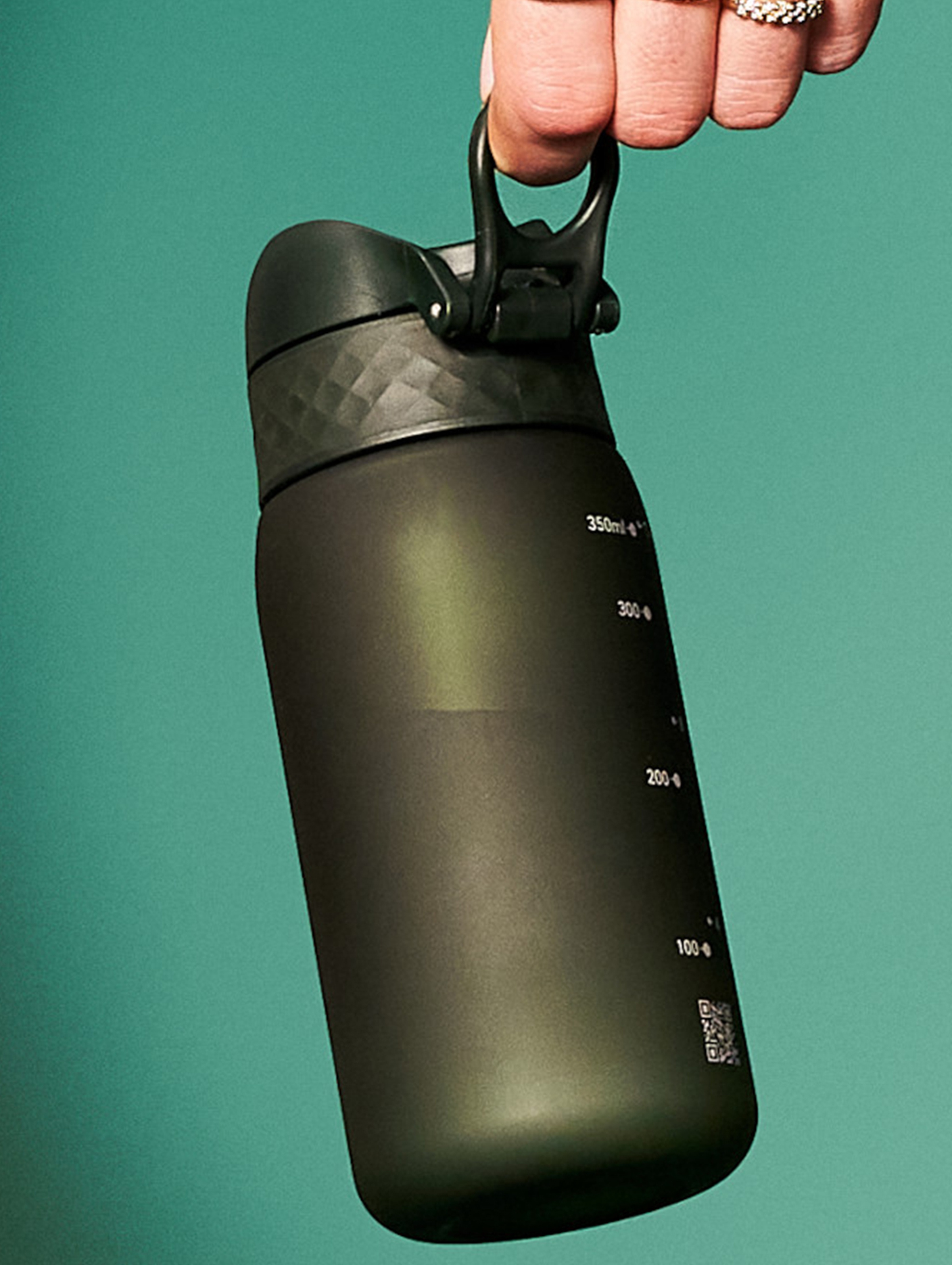 Butelka na wodę ION8 BPA Free Dark Green 350ml - zielona