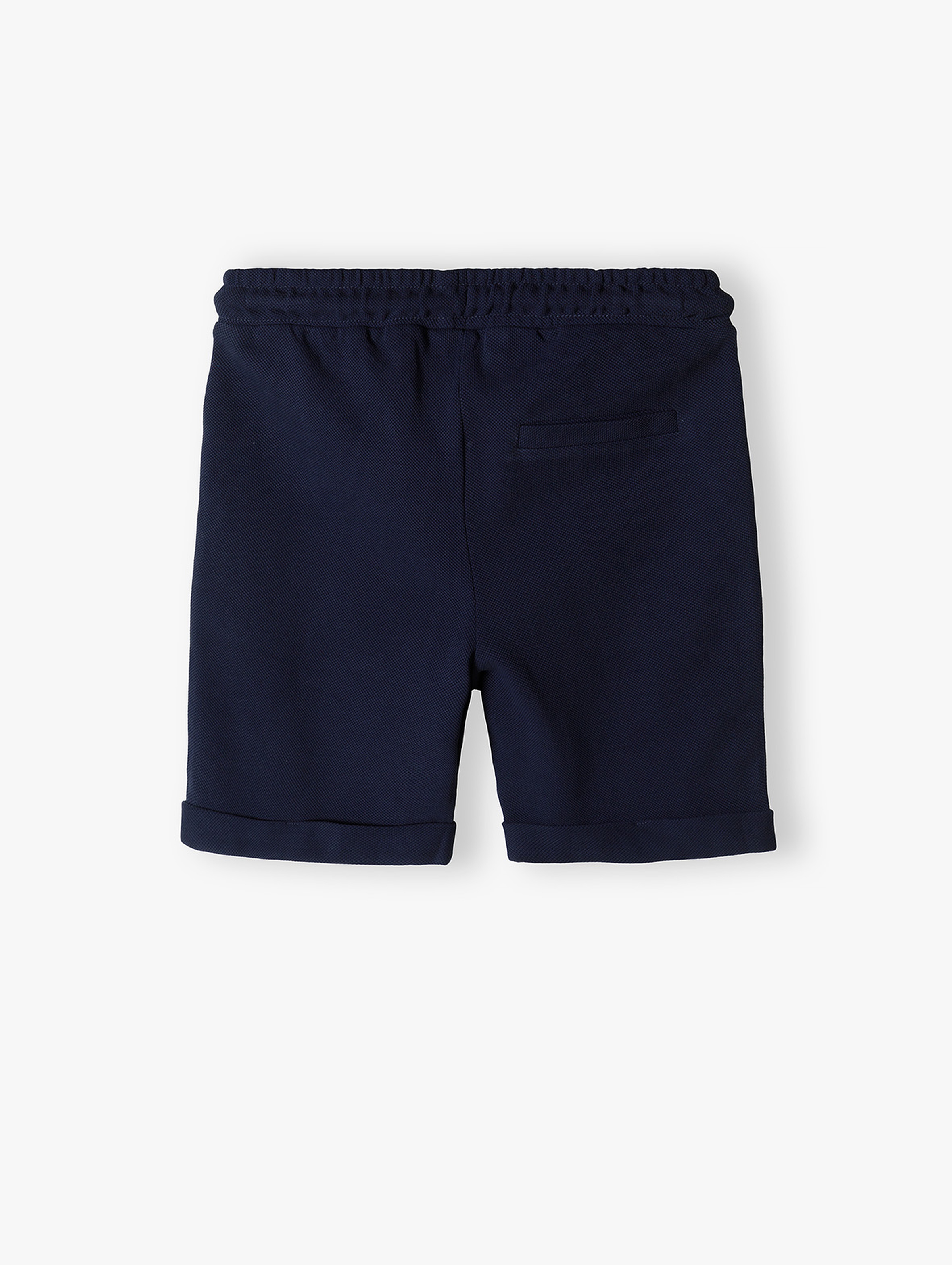 Granatowe spodnie na lato dla chłopca - Lincoln&Sharks