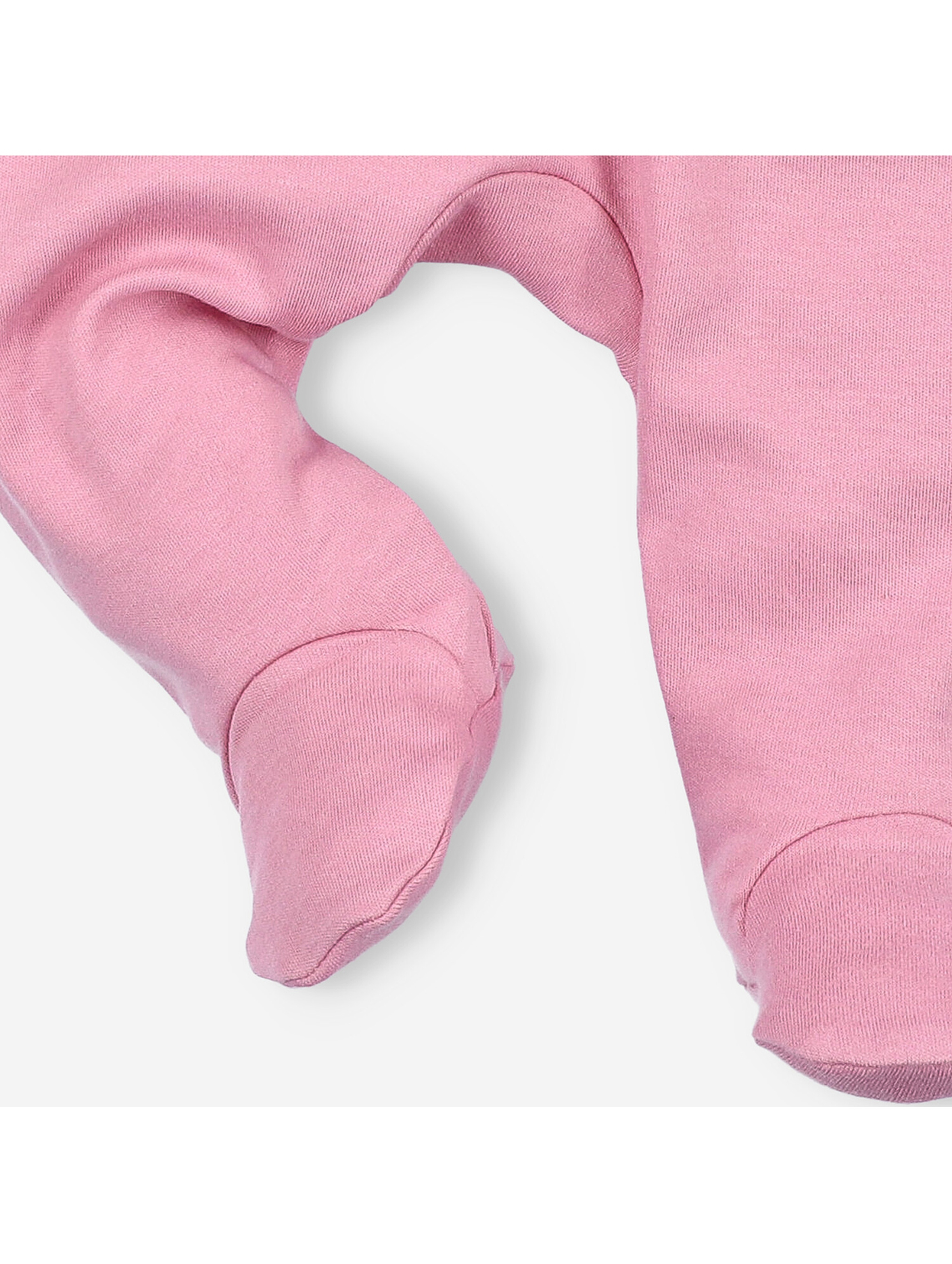 Półśpiochy niemowlęce z bawełny organicznej dla dziewczynki