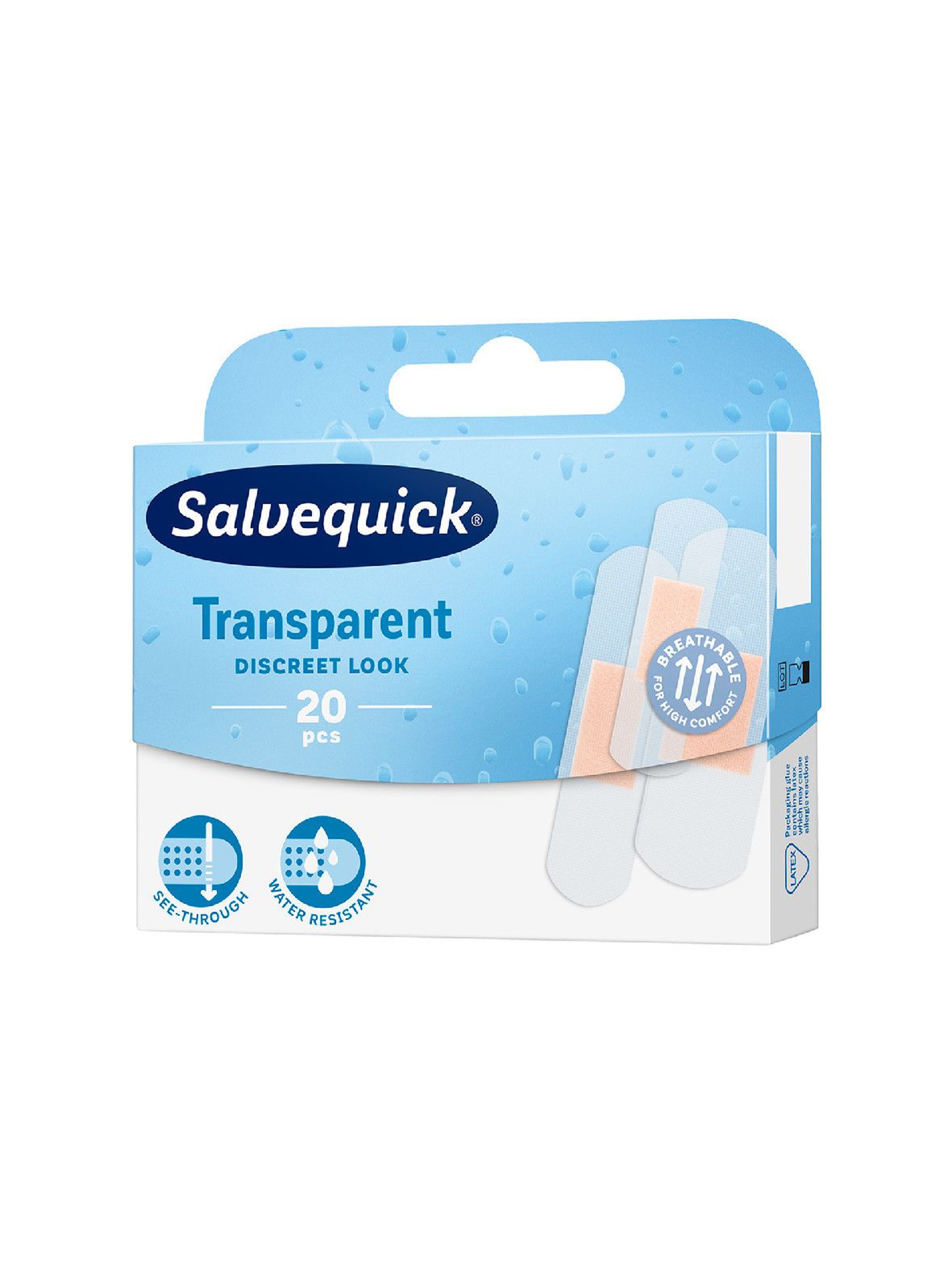 Salvequick Transparent plastry opatrunkowe 20 szt.