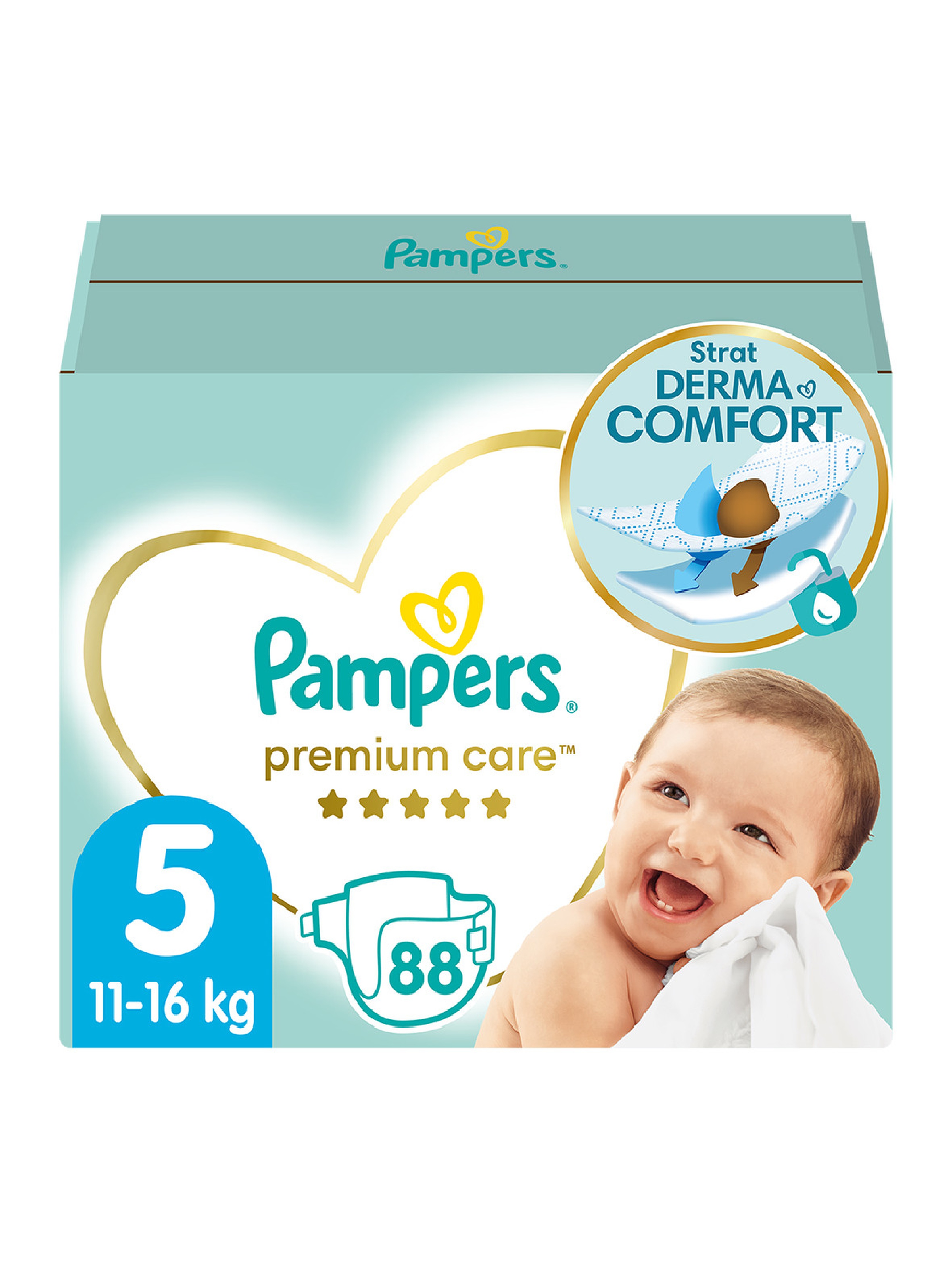 Pampers Premium Care Monthly Box Rozmiar 5, 88 pieluszek 11-16kg