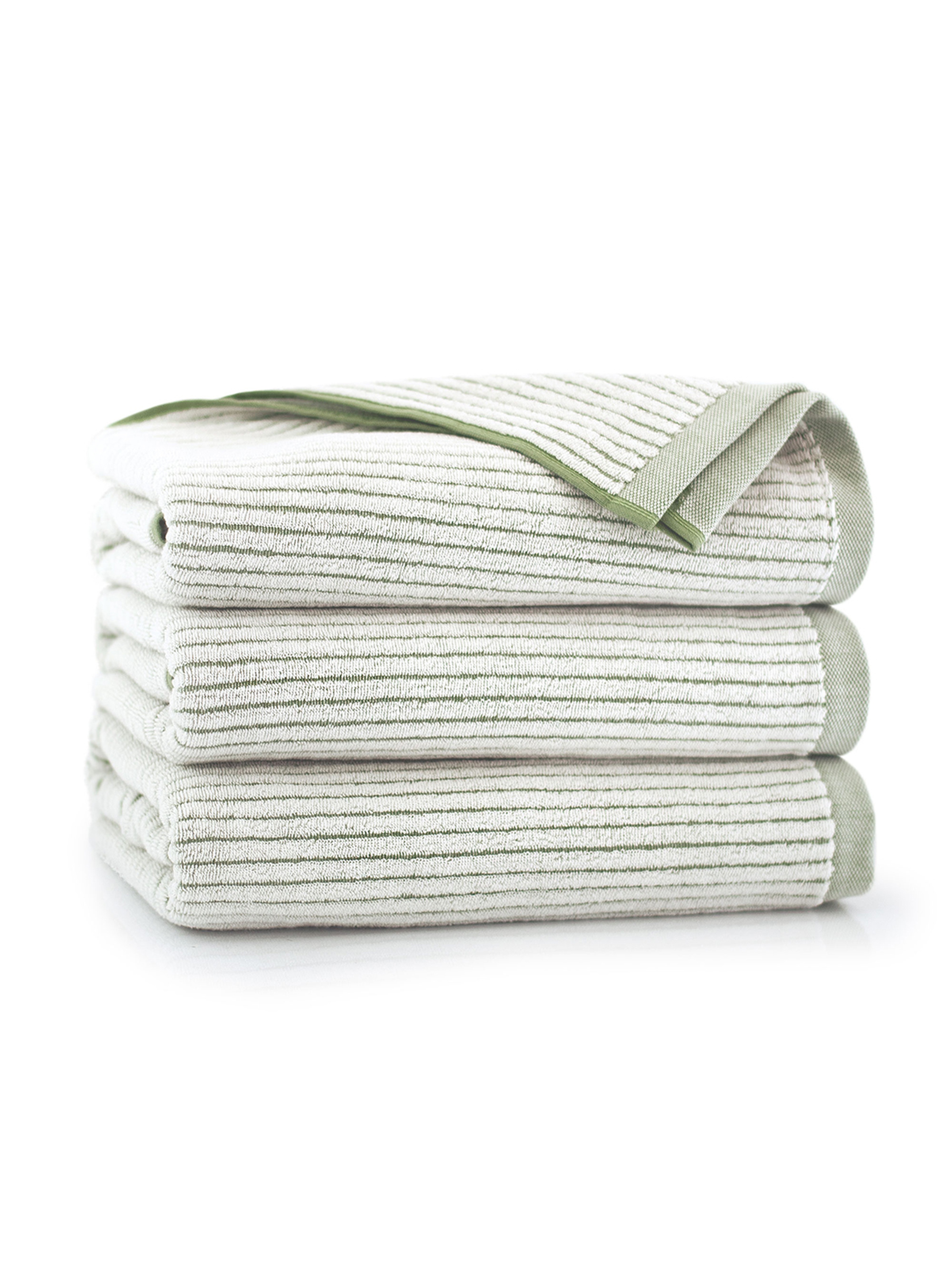 Ręcznik Malme z bawełny egipskiej zielony 50x100cm