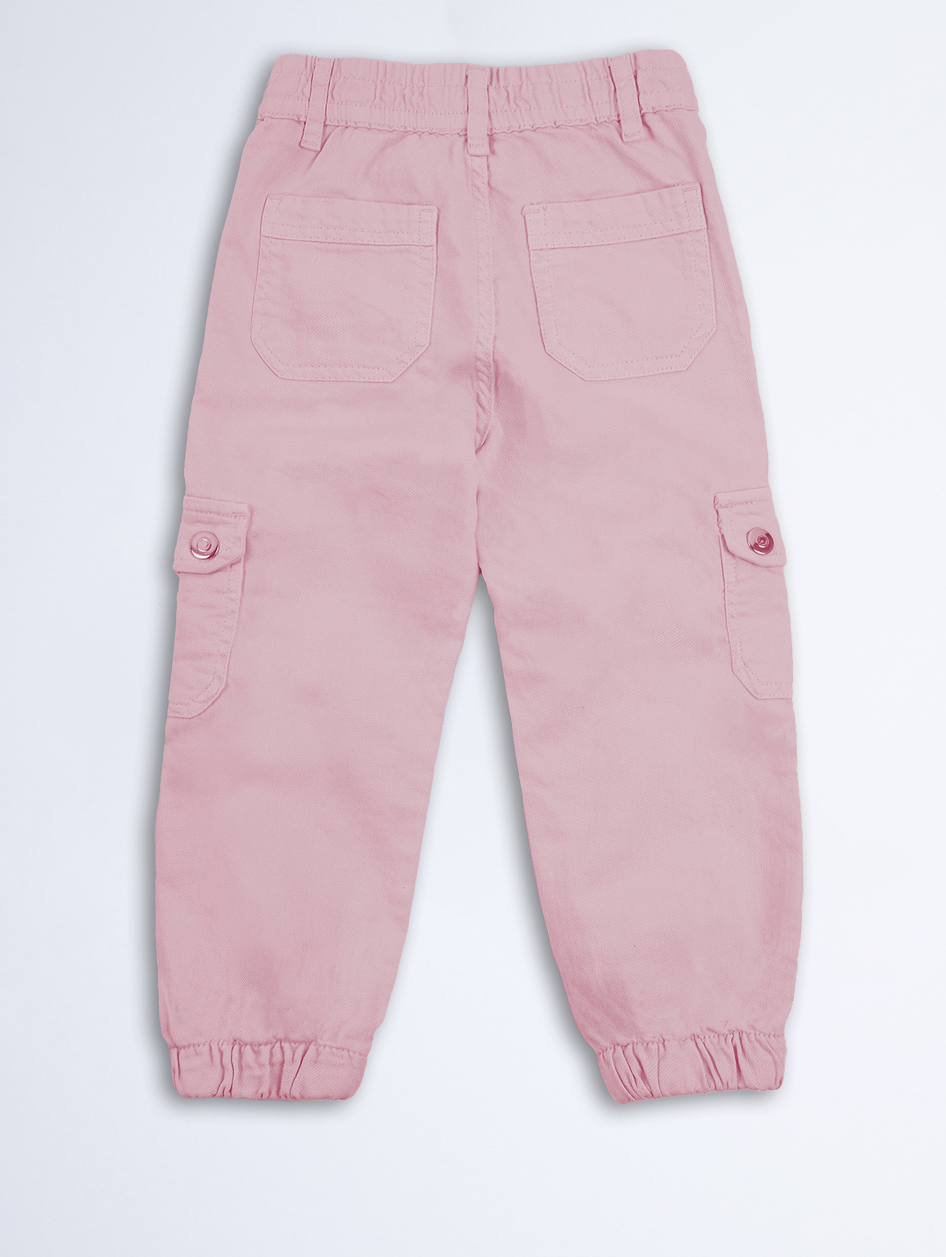 Różowe spodnie bojówki dla dziewczynki - Limited Edition