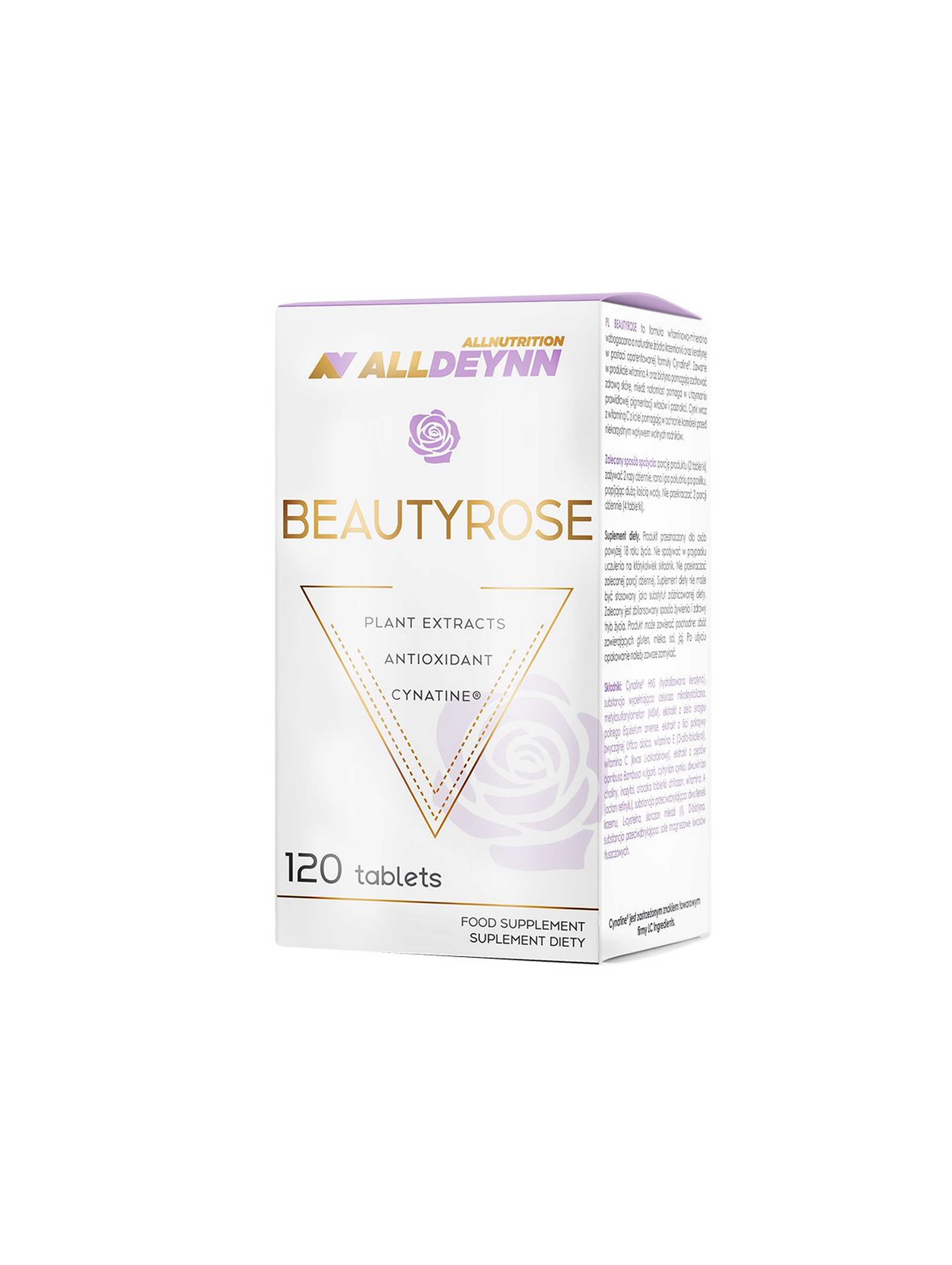 Suplementy diety - Allnutrition ALLDEYNN Beautyrose - 120 kapsułek
