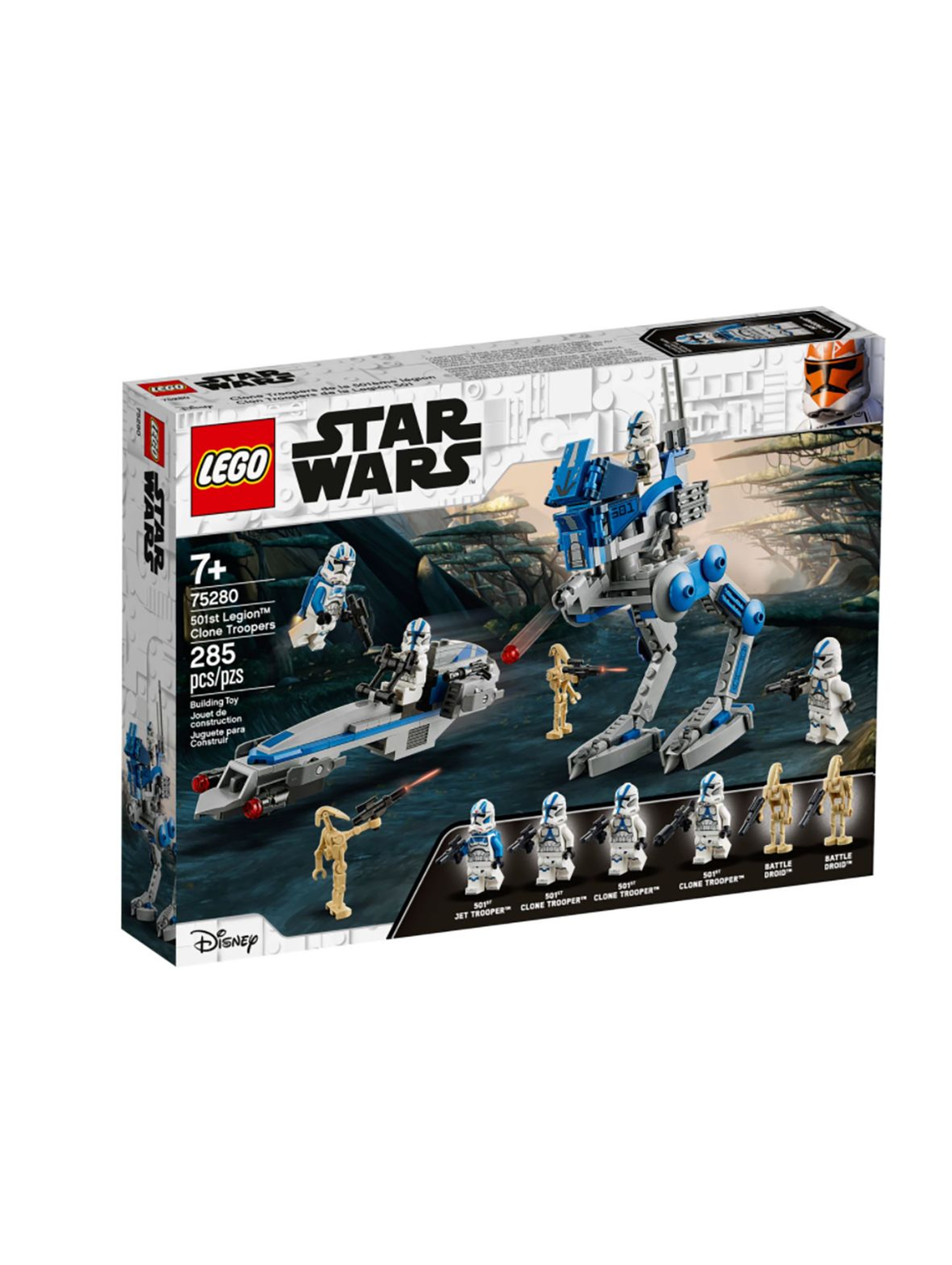 Lego Star Wars 75280 - Żołnierze-klony z 501. legionu - 285 elementów wiek 7+