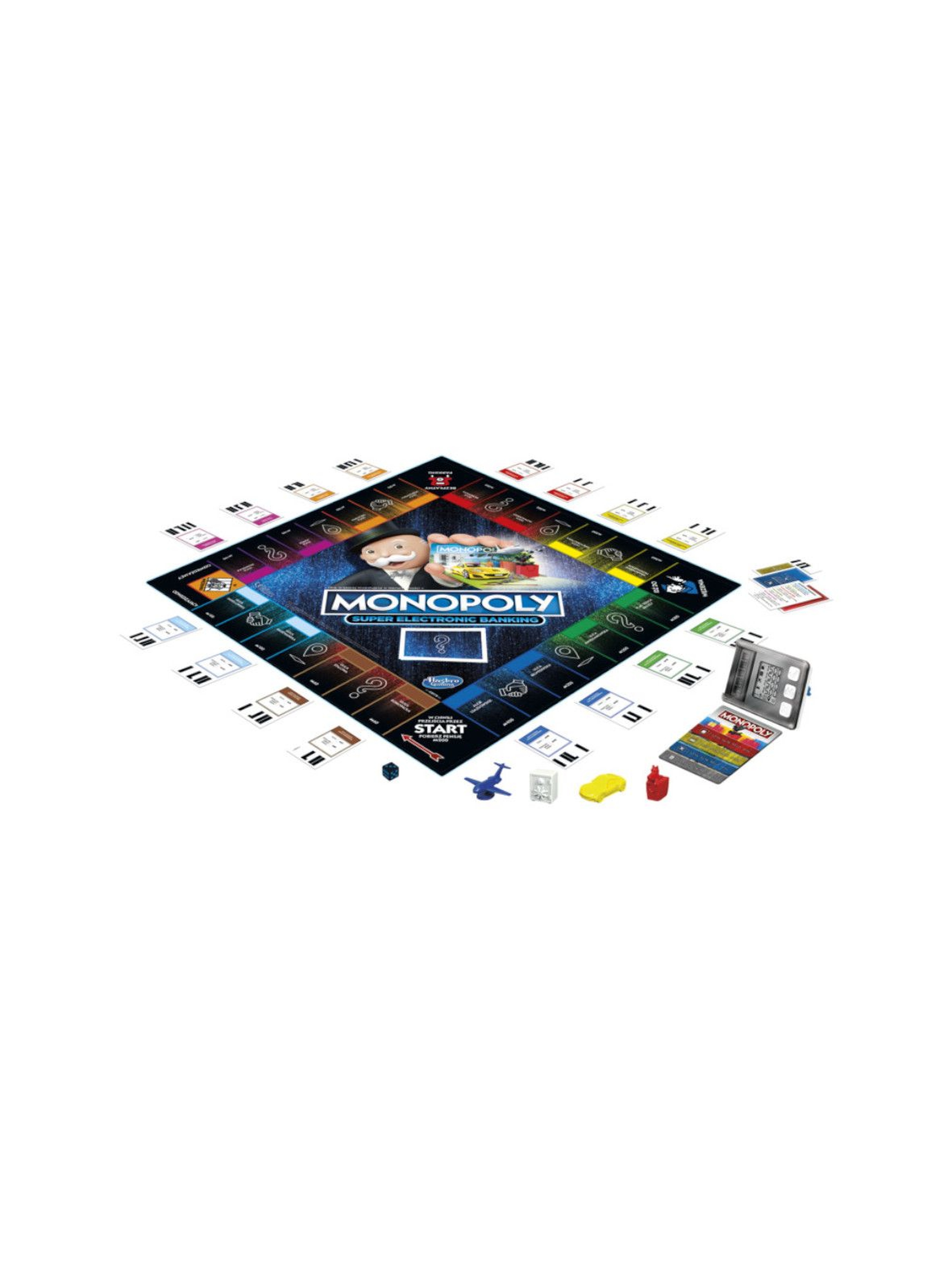 Gra Monopoly Super Electronic Banking wiek 8+