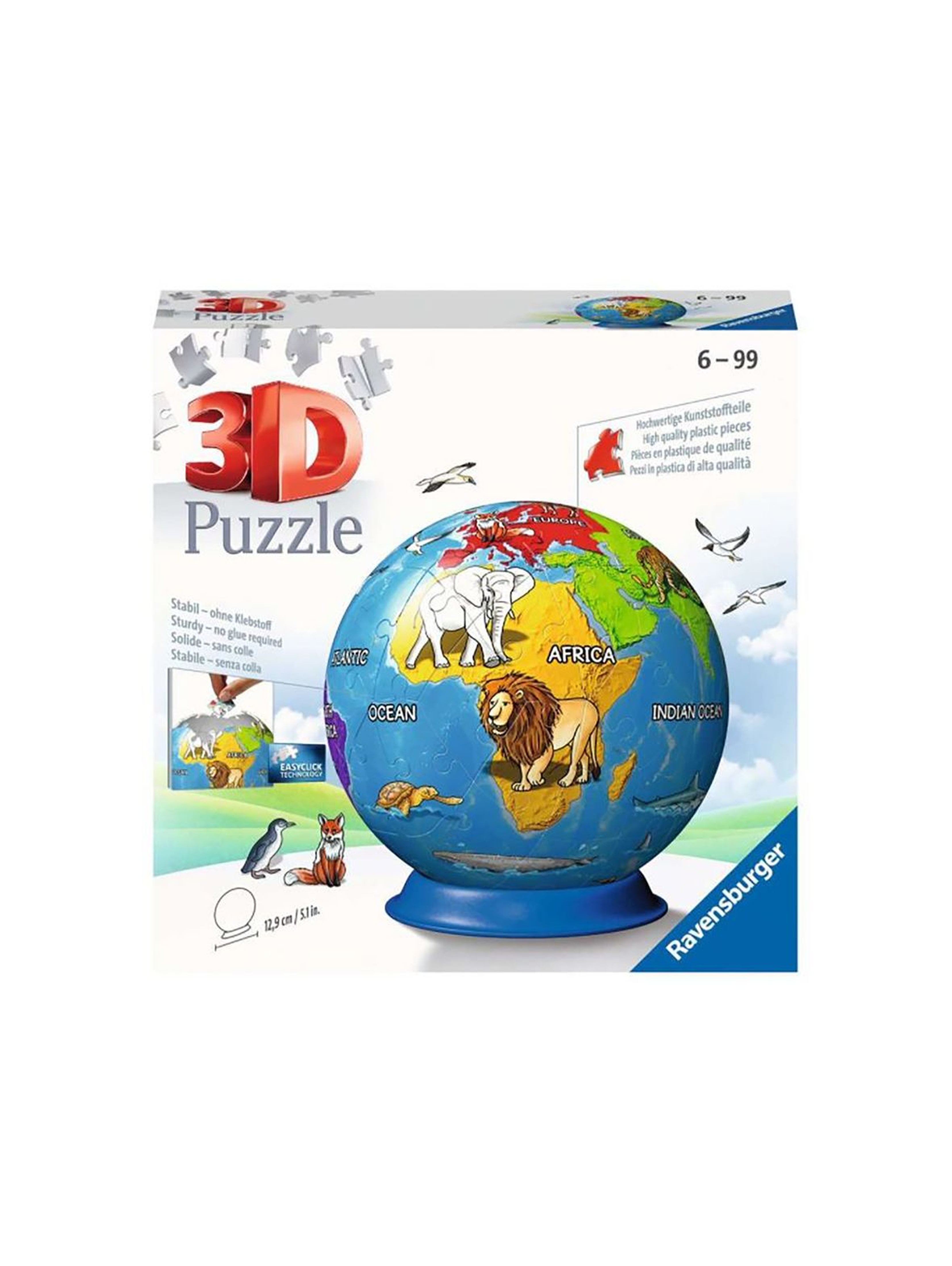 Puzzle 3D Globus - 72 elementy